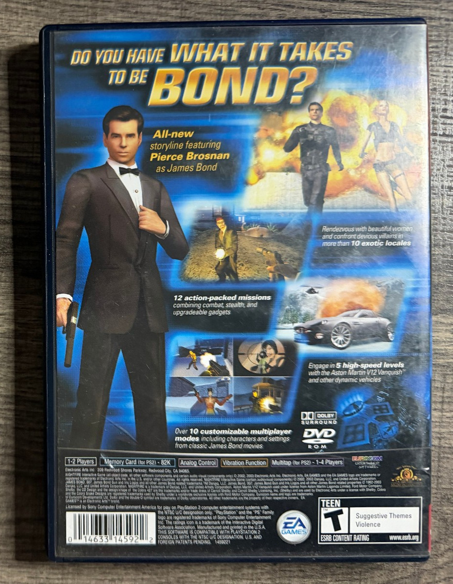 007: NightFire (Greatest Hits) – Sony PS2 – EA Games – Acceptable Condition