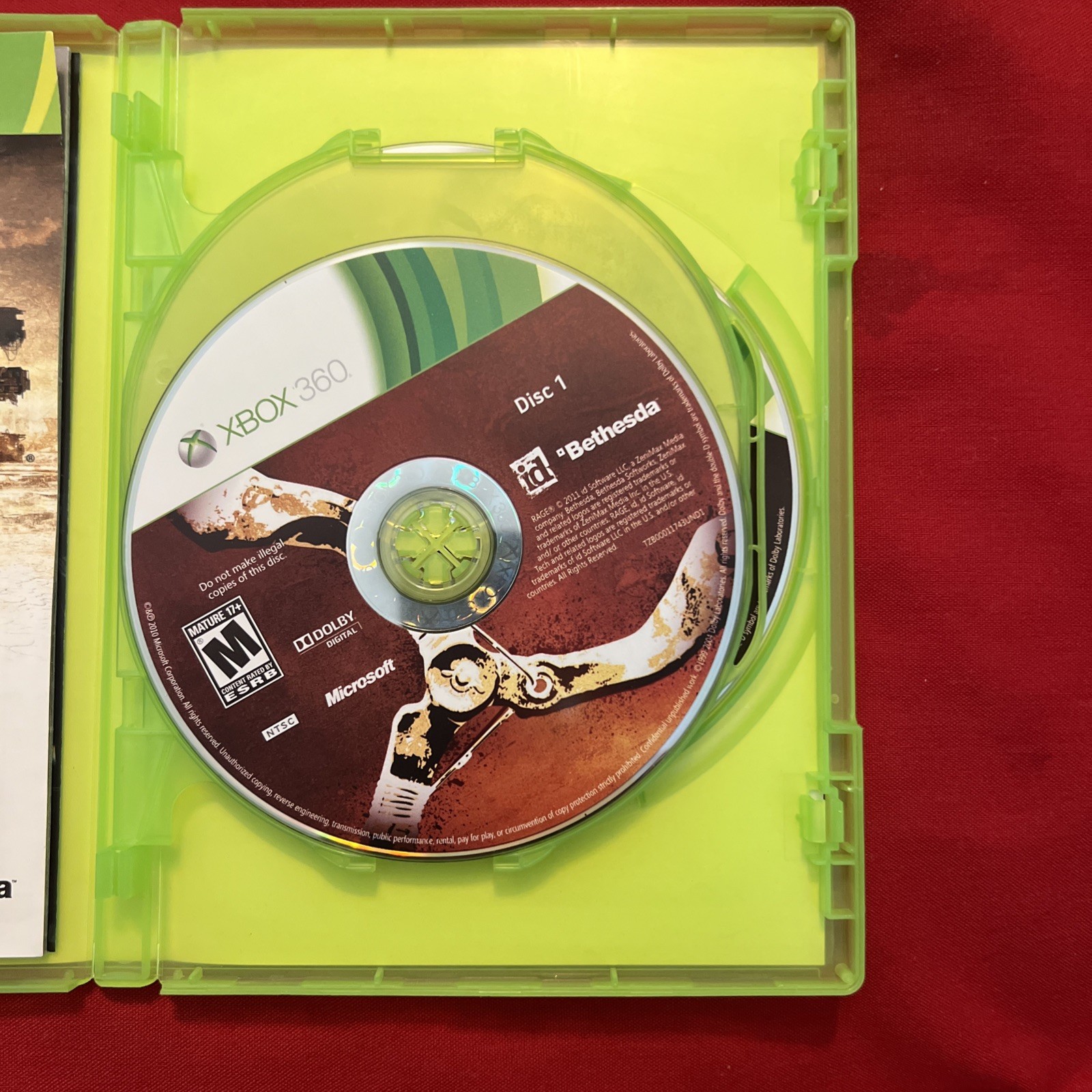 Rage -Microsoft Xbox 360 Video Game