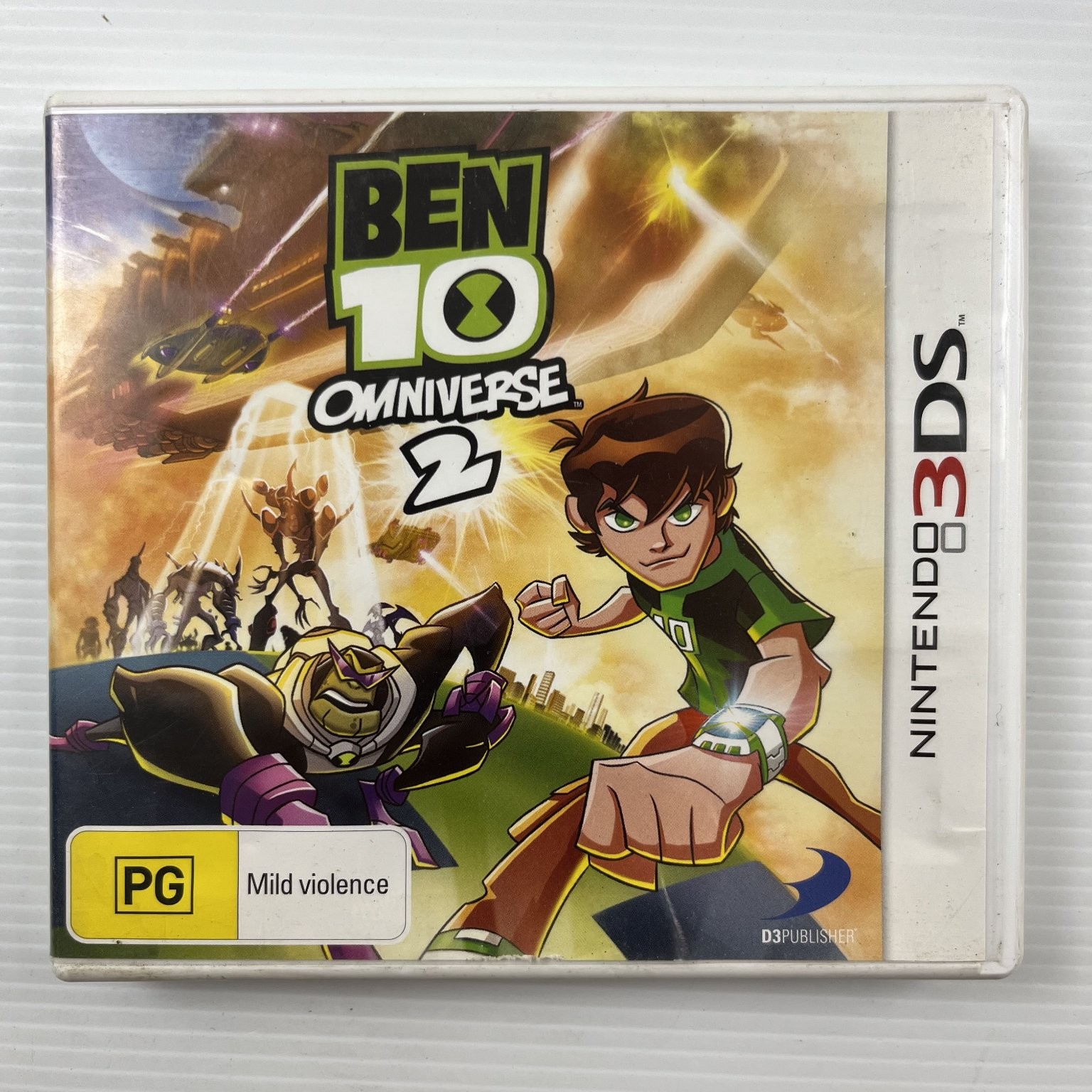 Ben 10 Omniverse 2 Nintendo 3DS Video Game PAL Complete With Manual (Damaged)