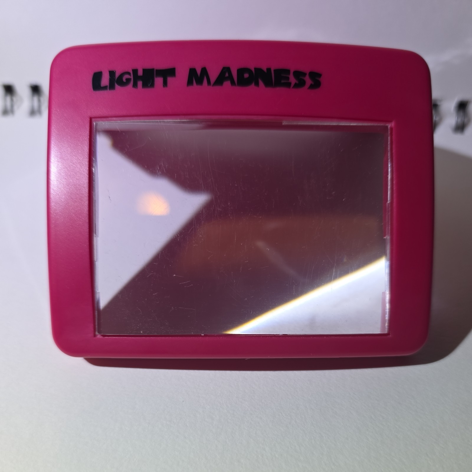 Light Madness Game Boy Light Magnifier Attachment Transparent Pink – Works!
