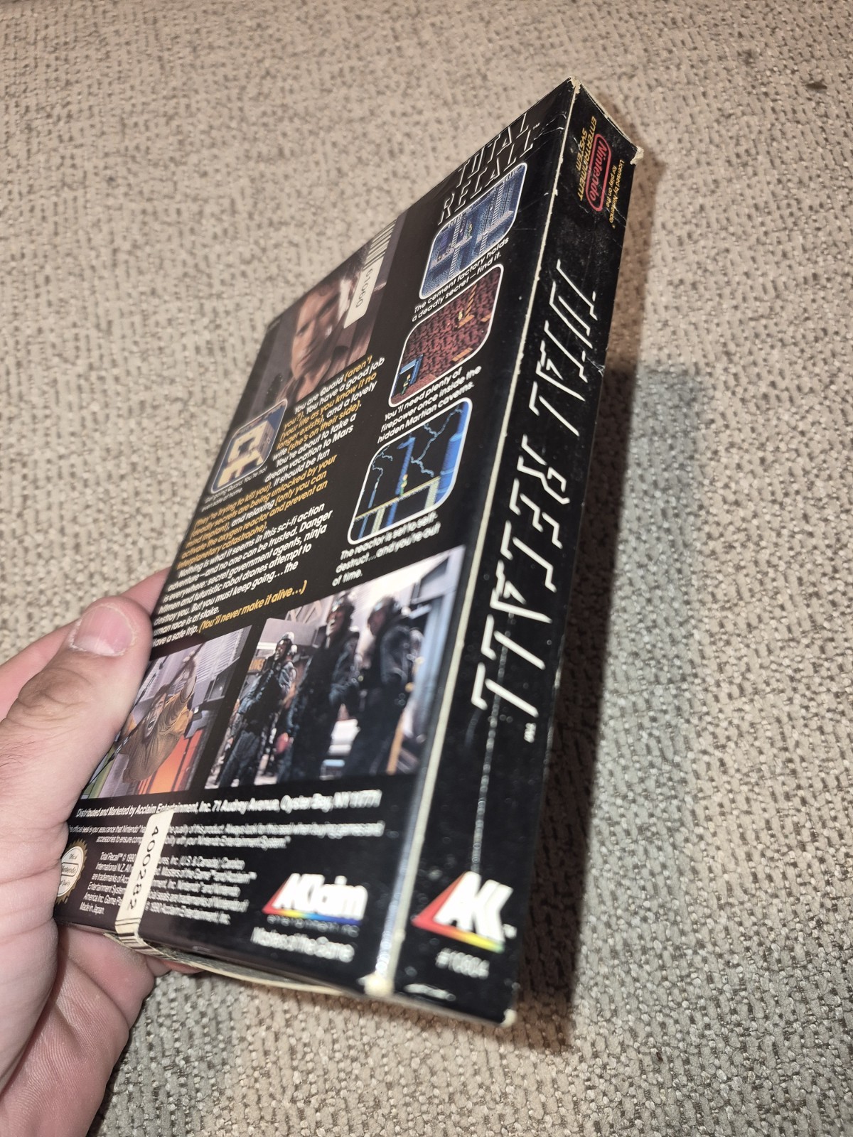 Total Recall (Nintendo Entertainment System, 1990) No Manual