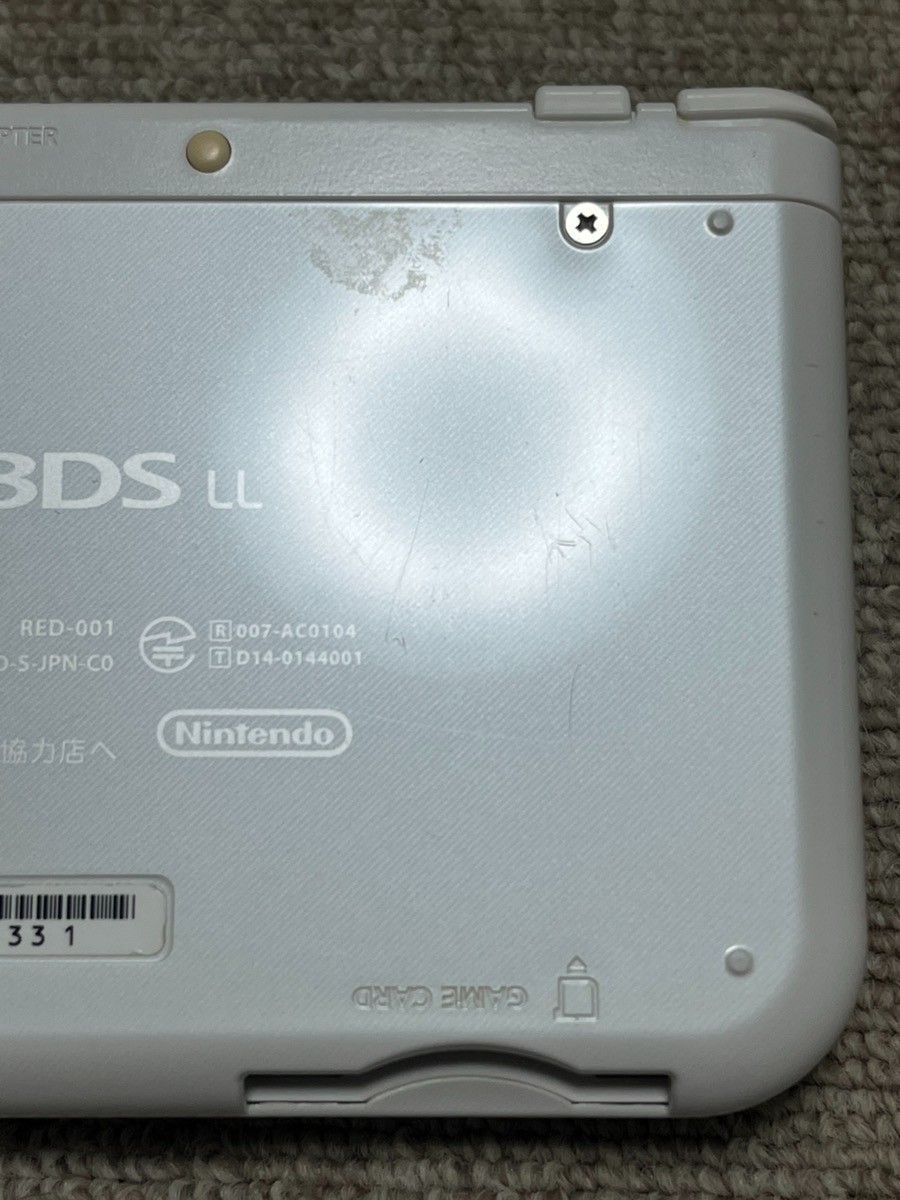 New 3DS LL XL Pearl White Japan Nintendo Console region Japanese B7
