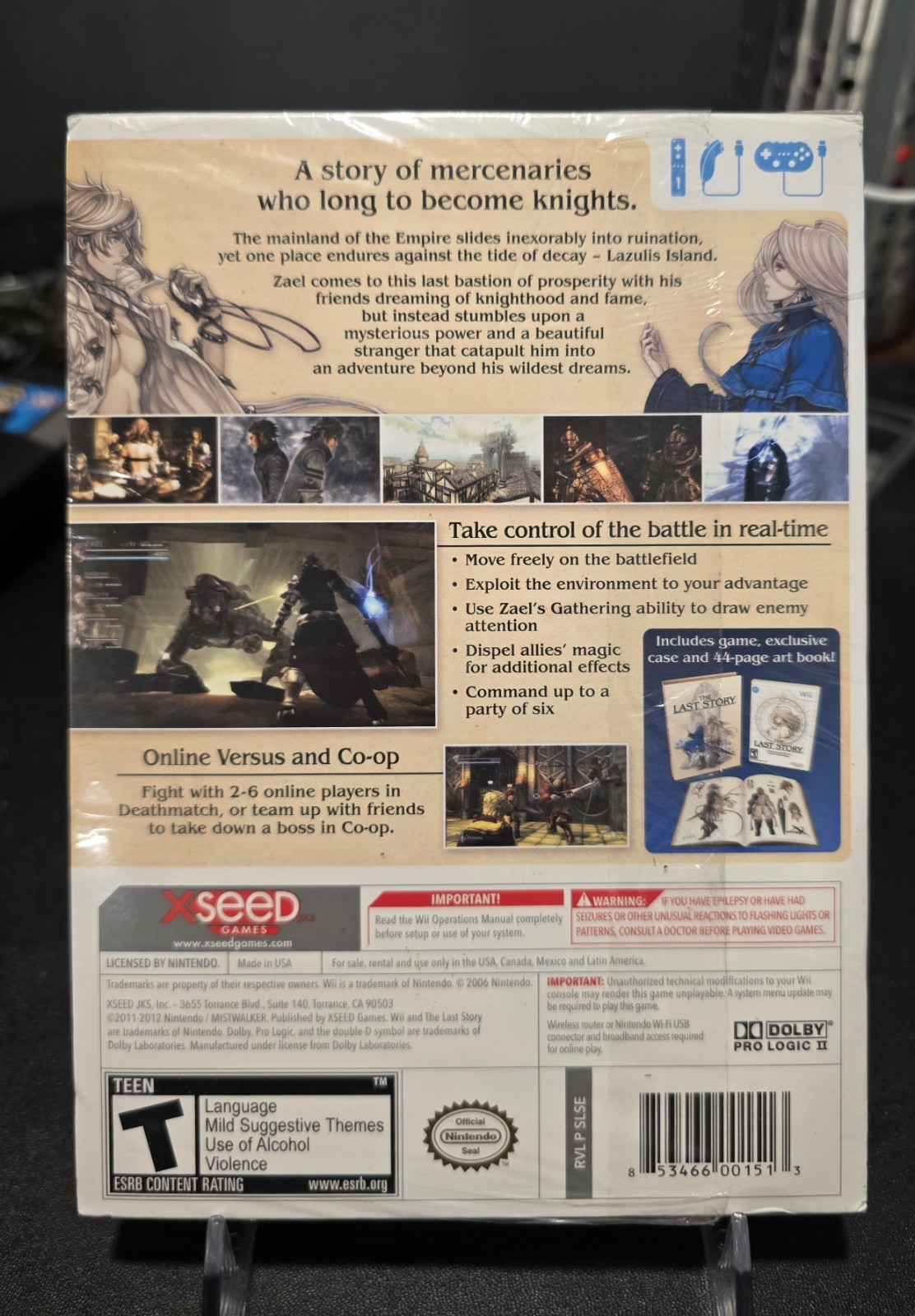 The Last Story Wii Limited Edition Brand New Sealed, RARE – FAST SHIPPING!