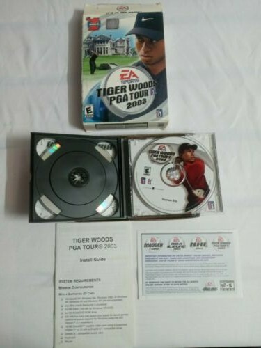 Tiger Woods PGA Tour 2003 (For PC – Windows) NOT SURE IF IT’S COMPLETE