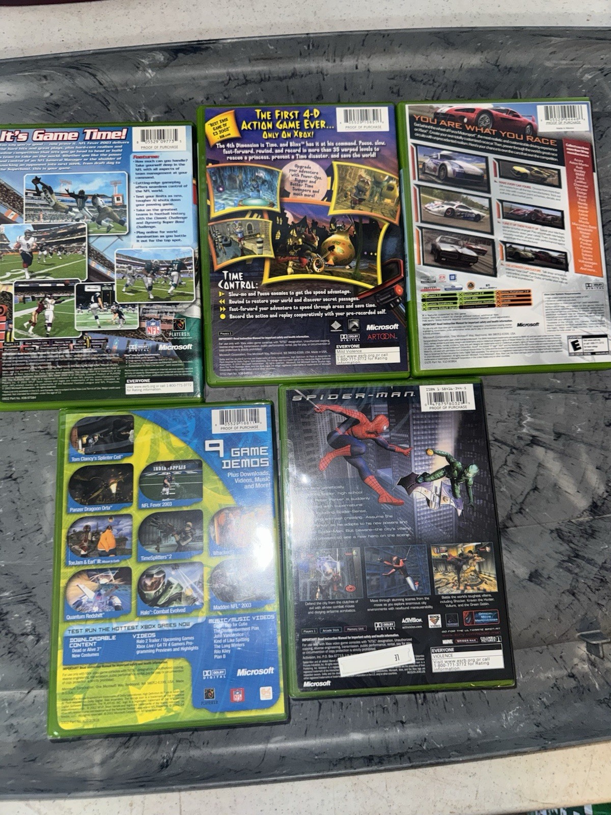 Lot Of 5 New Unopened Original Xbox Games