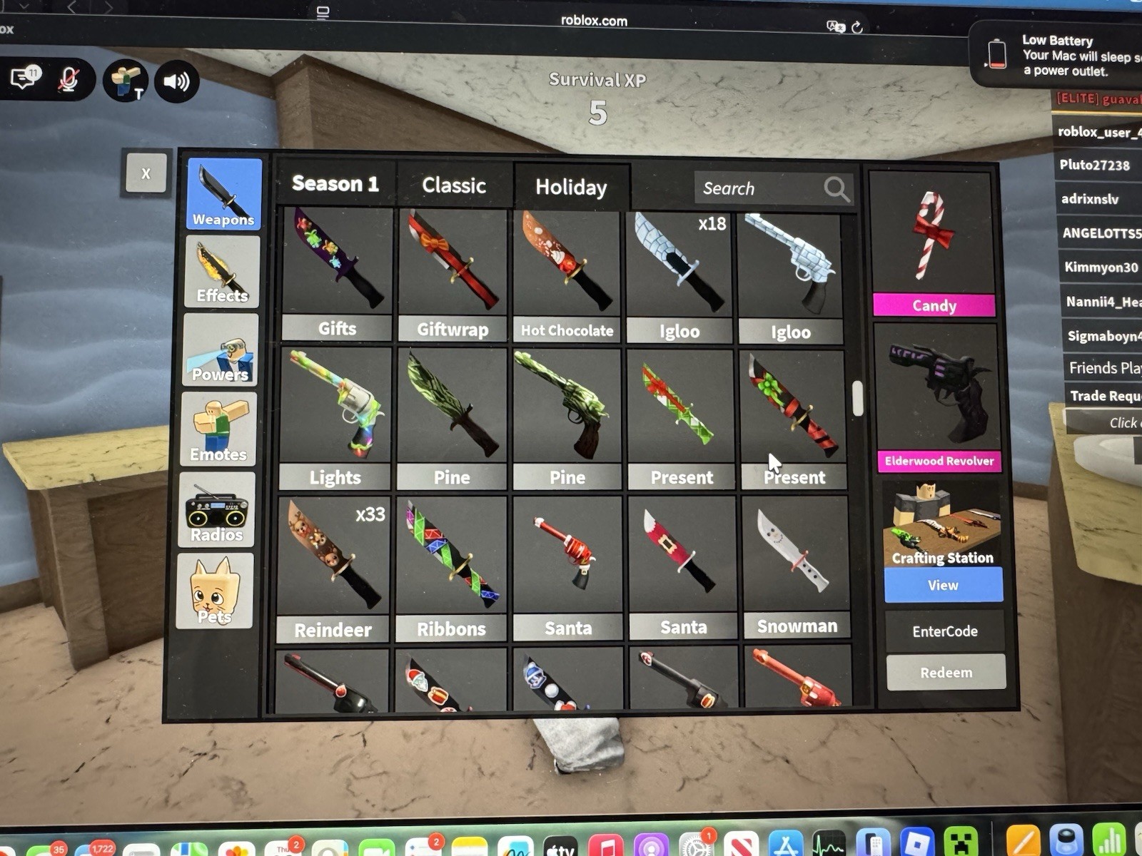 Roblox MM2 Murder Mystery 2 Items, COLLECTIBLES and GODLIES