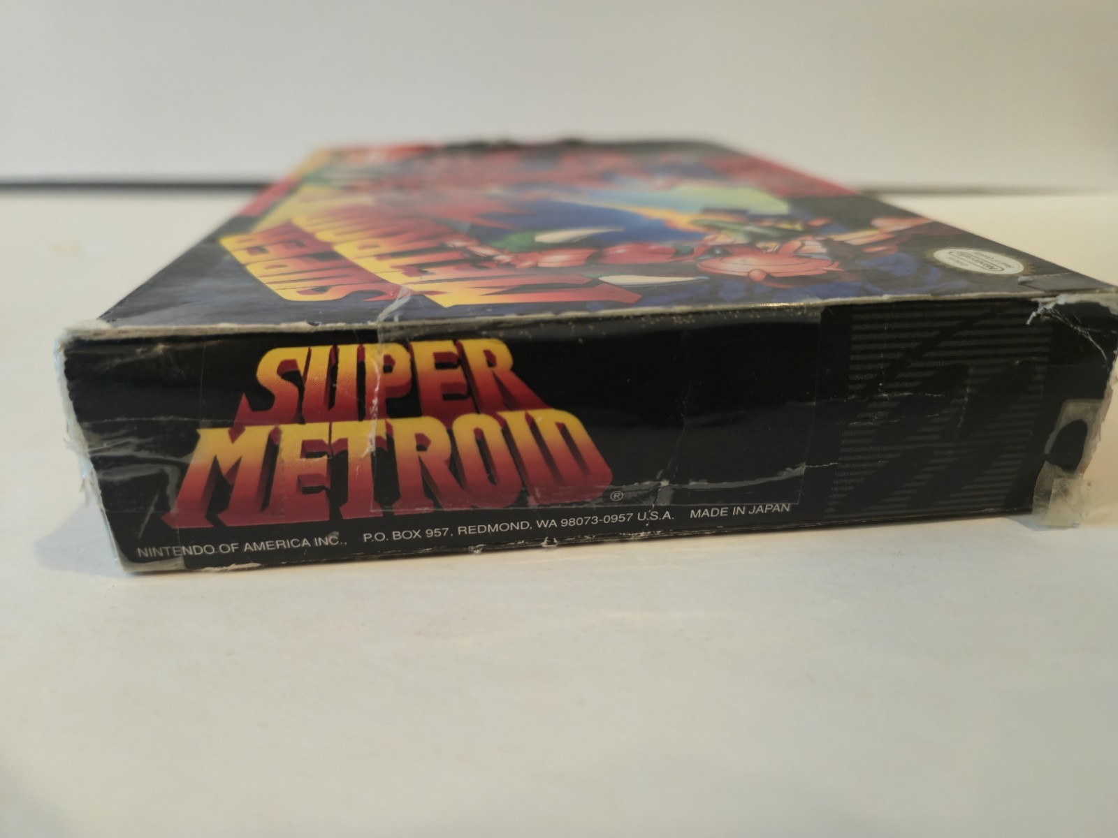 Super Metroid Super Nintendo SNES Game & Box