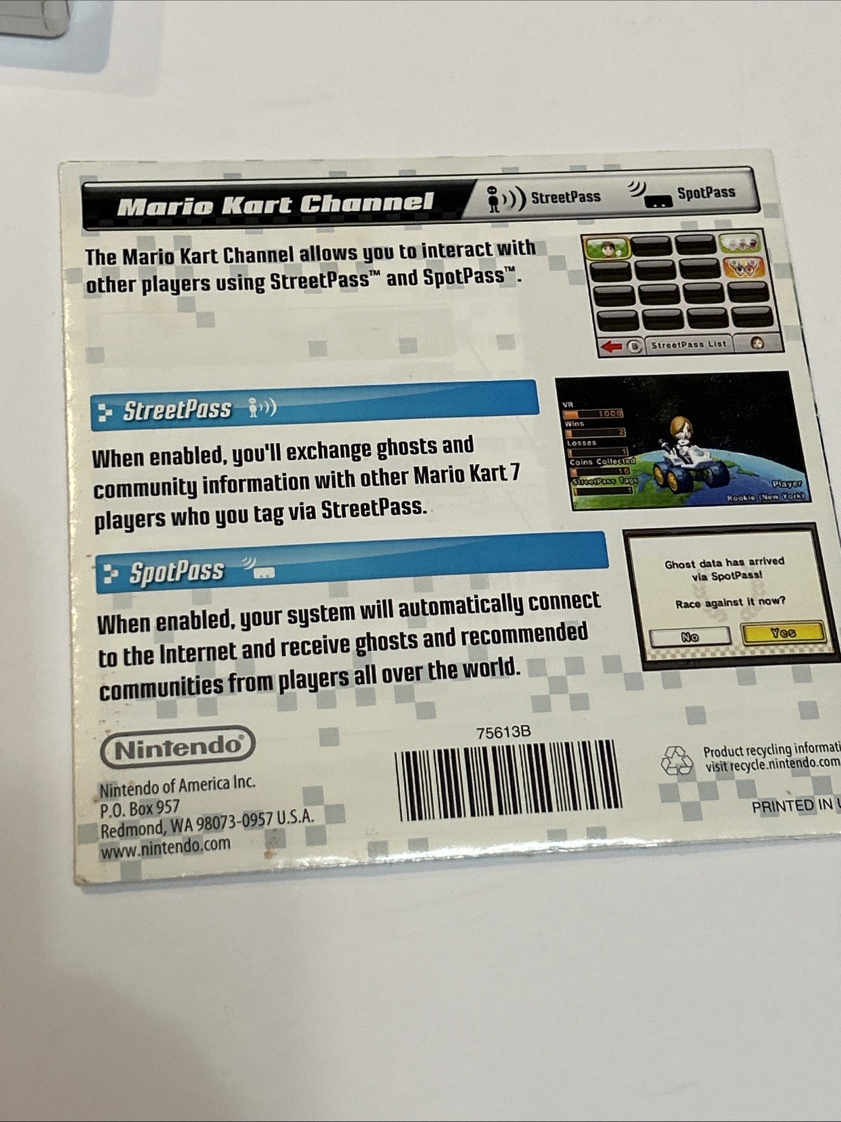 Mario Kart 7 – Nintendo 3DS Complete CIB Case Manual Insert Game TESTED