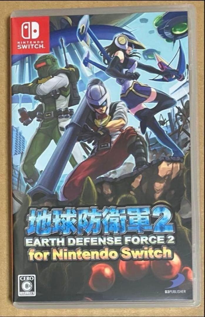Switch Nintendo Earth Defense Force 2 Japan CERO C D3 Publisher Import Game