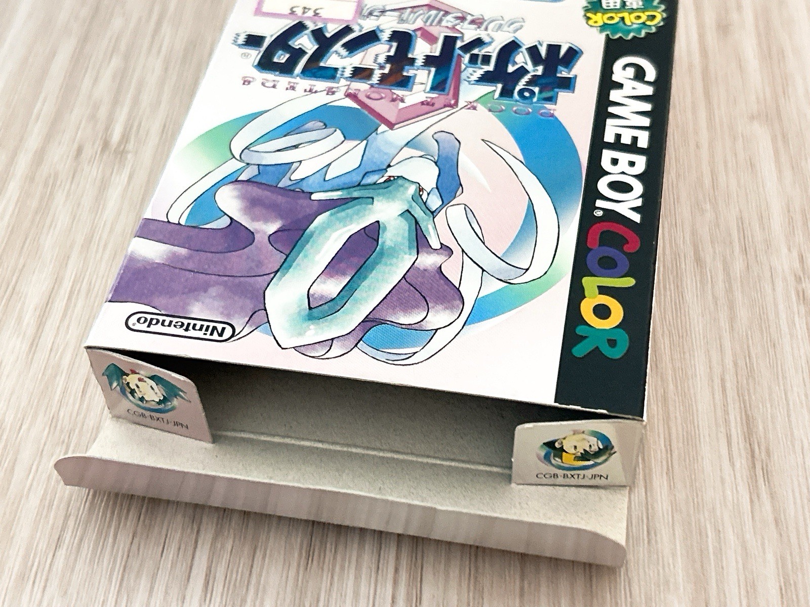 Pokemon Crystal Gameboy Color Complete in Box CIB Japanese New Battery GBC