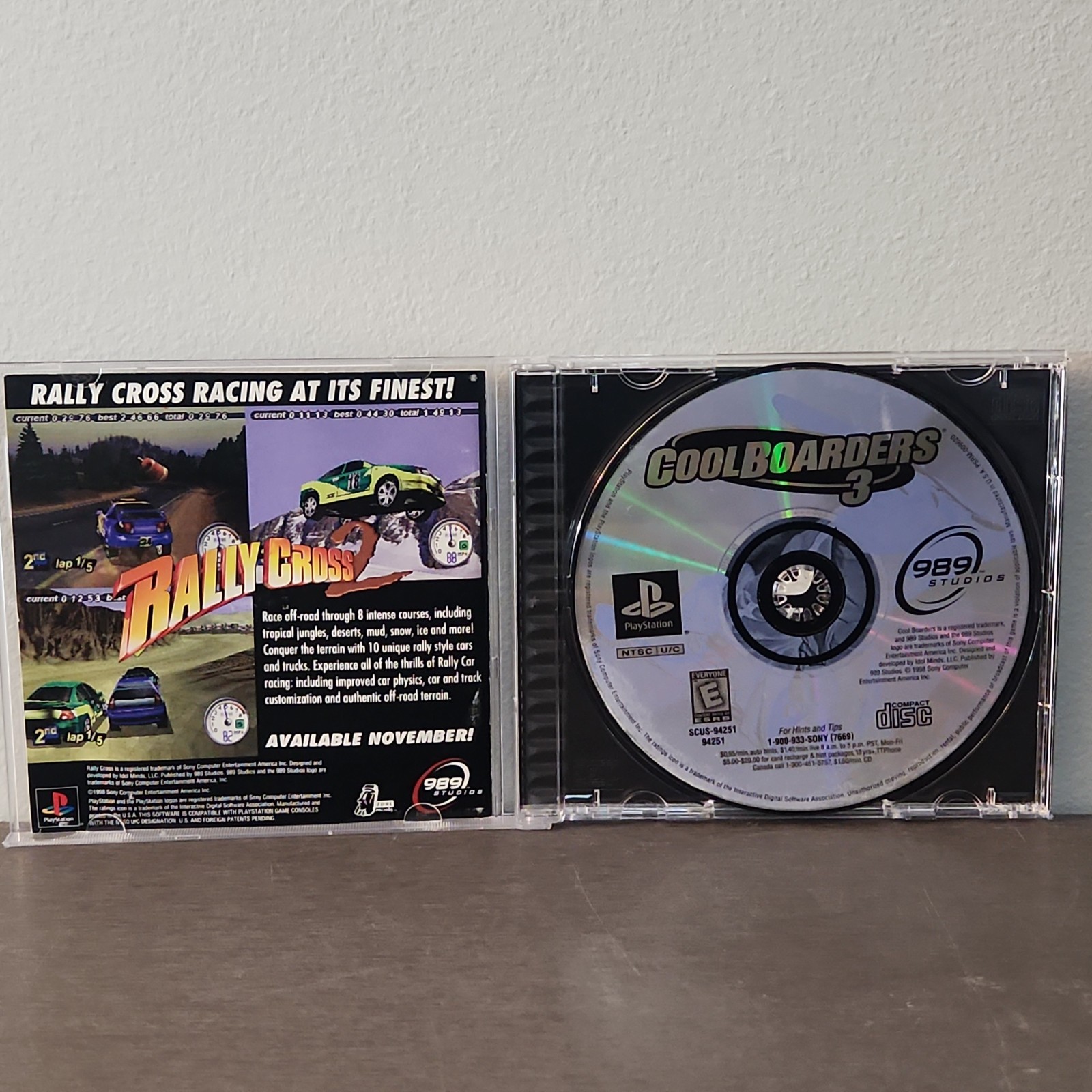 Cool Boarders 3 PlayStation PS1 Game CIB