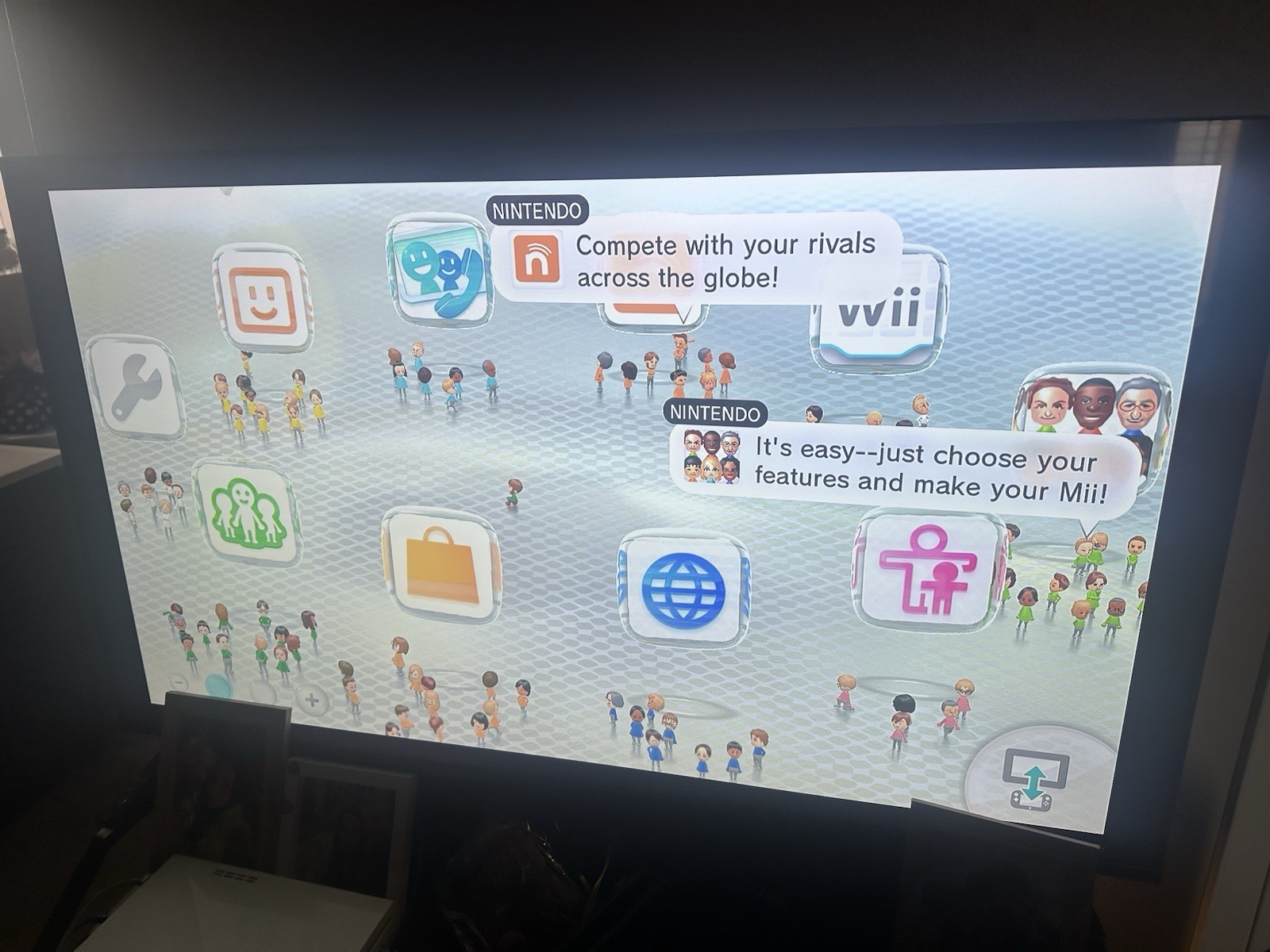 Nintendo Wii U 8GB White Console w/ power cable, Smash Bros, Wi-Fi 1080p