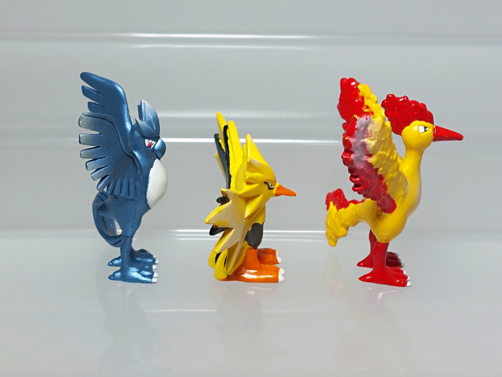 Articuno Zapdos Moltres Pokemon Monster Collection Figure Tomy H06 1.4-1.8in