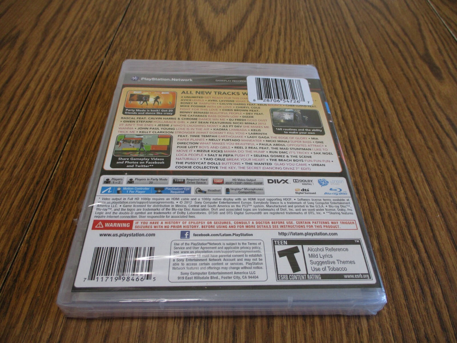 EVERYBODY DANCE 2 Playstation 3 PS3 Game NEW SEALED