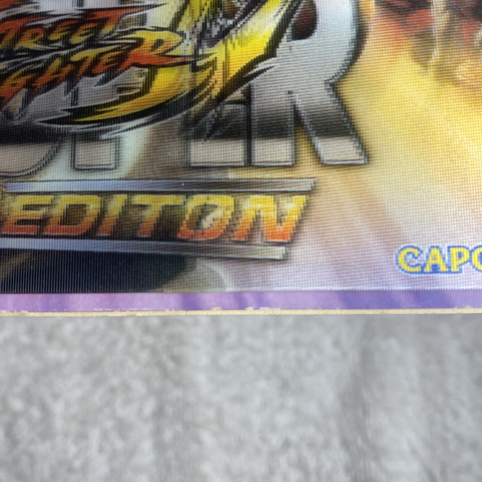 Super Street Fighter IV 3D Edition Nintendo 3DS Lenticular Slipcover New Sealed