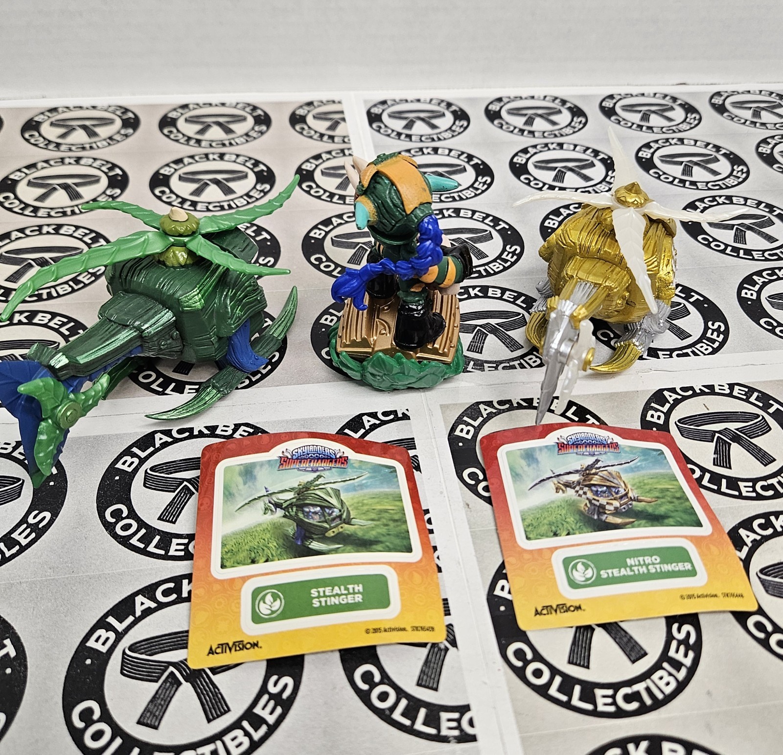 Lot Of 3 Skylanders Superchargers Stealth stingers & Stealth Elf