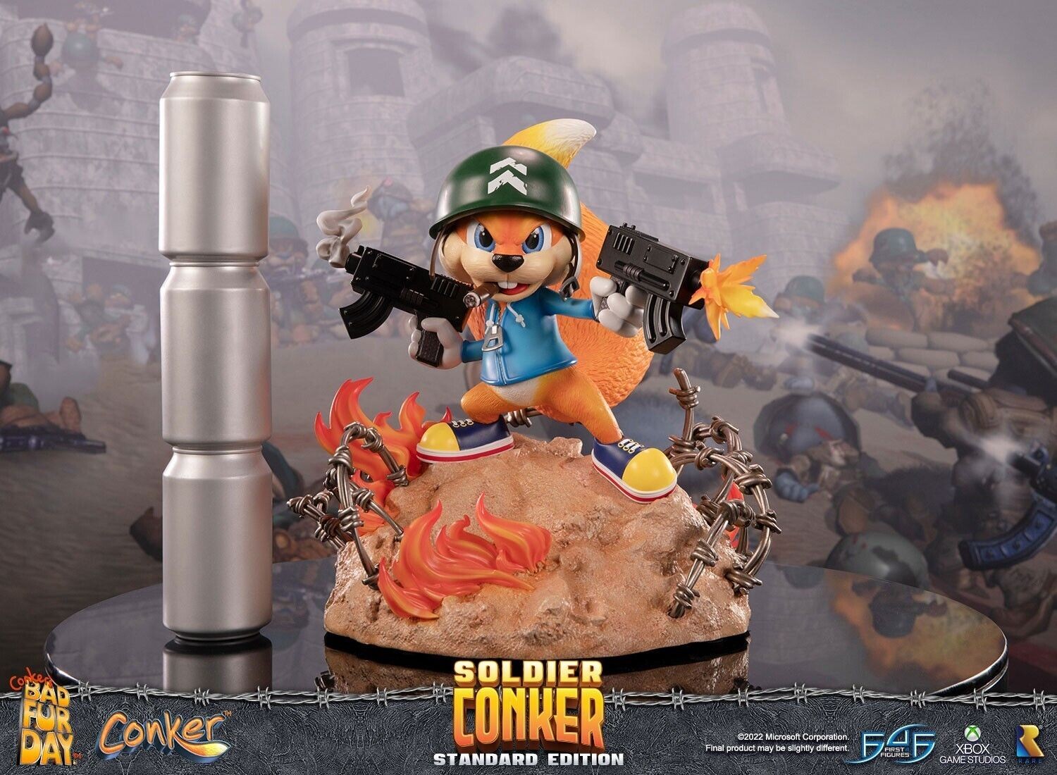 First4Figures Conker Soldier Standard Ed. Statue Mint in Box