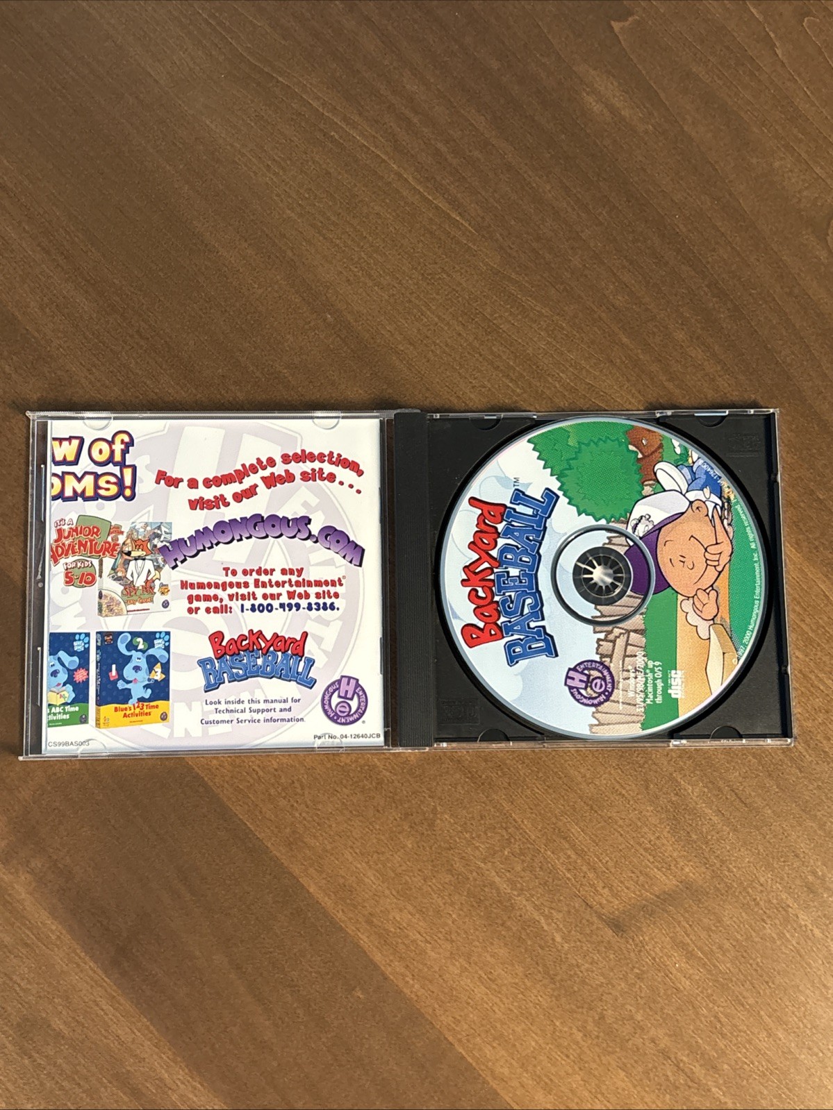 Backyard Baseball (PC Video Game CD-Rom, 1999) Windows/Mac Humongous