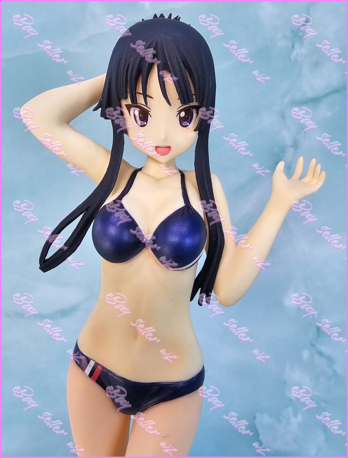 Mio Akiyama Beach Queens 1/10 Scale PVC Figure Bikini Swimsuit Wave Band K-On