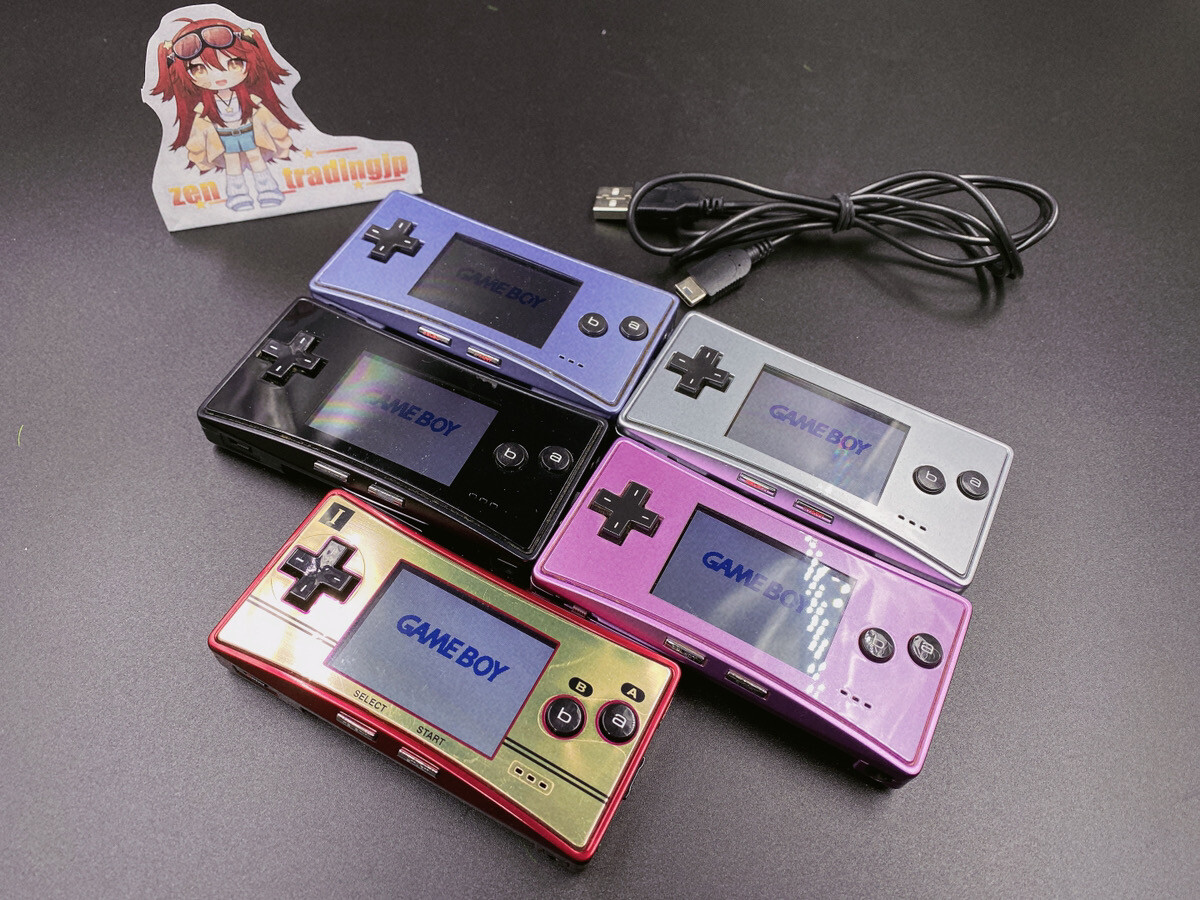 Nintendo GameBoy Micro Console Various Colors to Choose Japanese Edition Tested