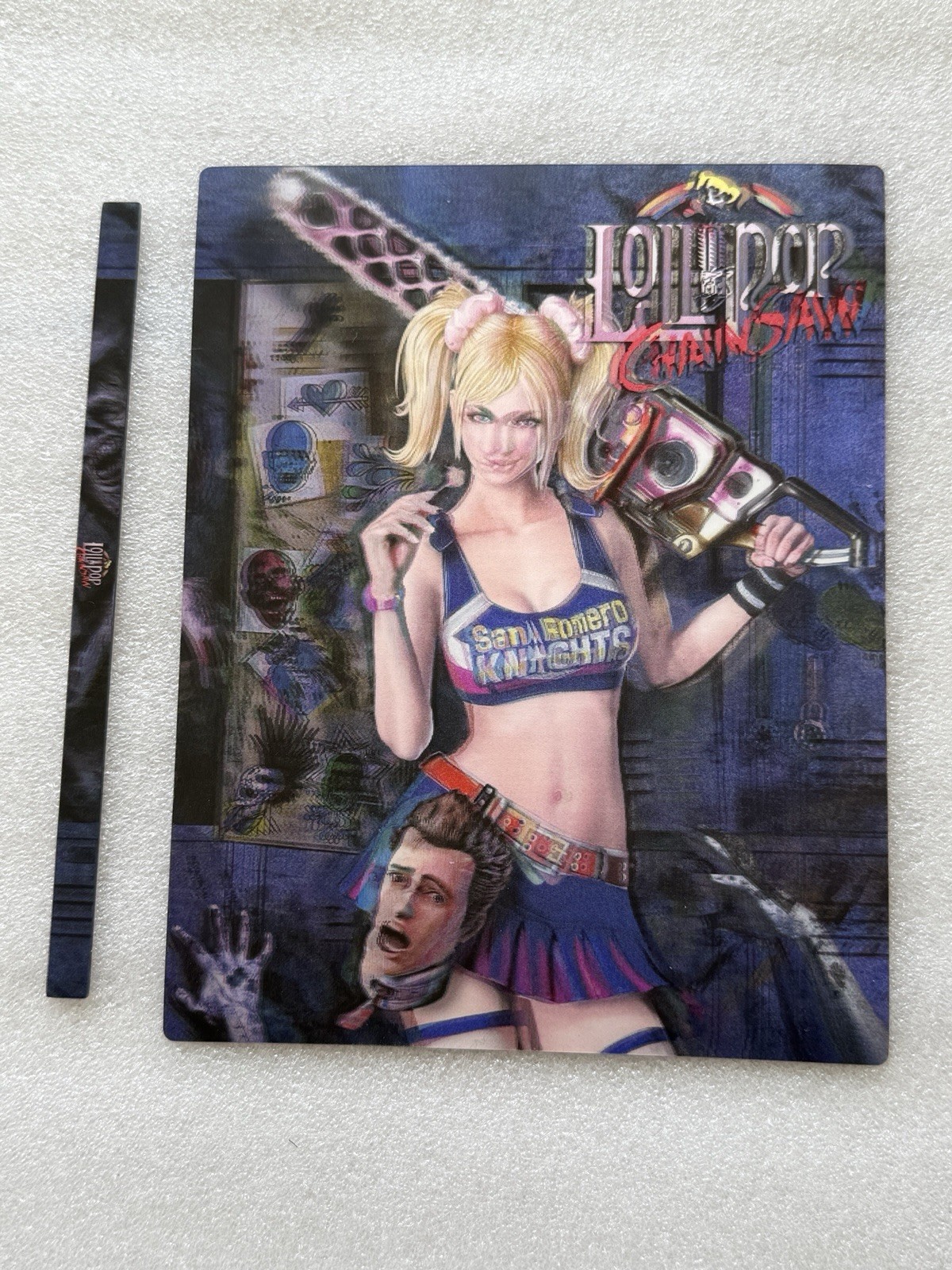 Lollipop Chainsaw Magnetic 3D Lenticular Card Size 6inX5in (PS3/PS4/PS5/Xbox) Ne