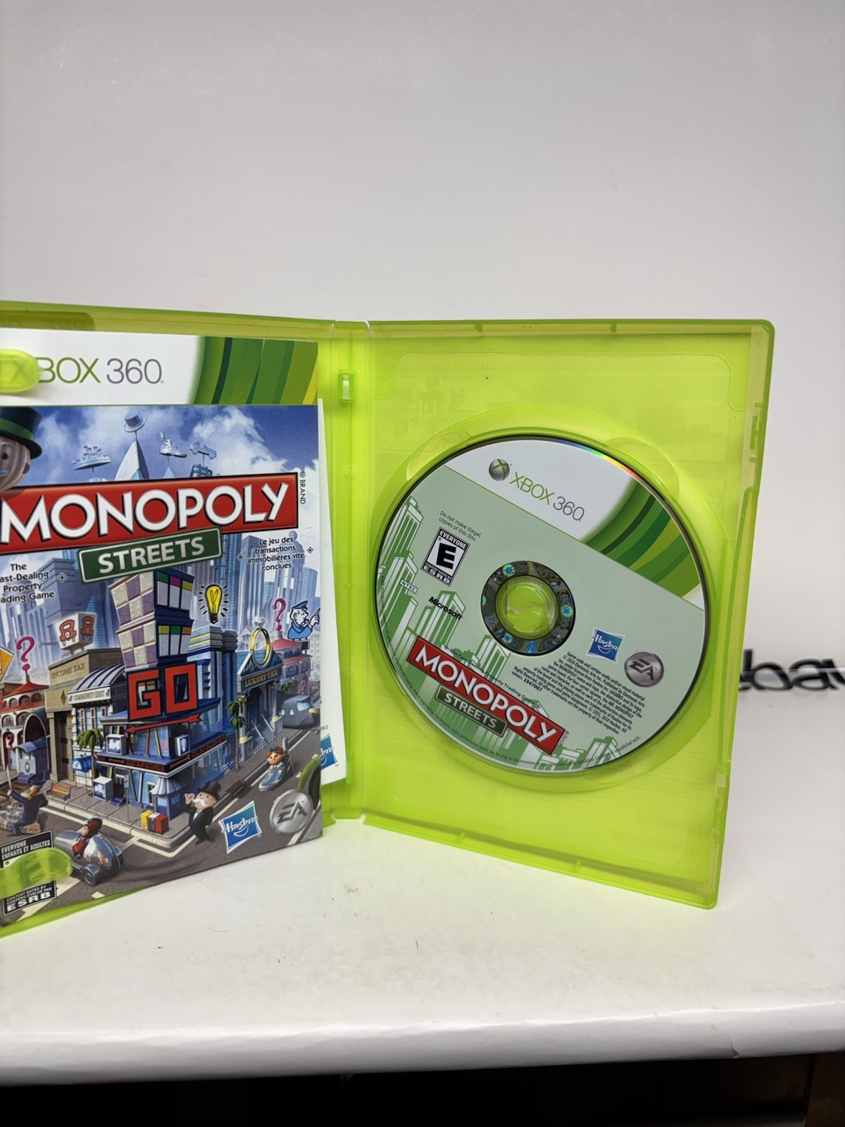 Monopoly Streets (Xbox 360, 2010) with Manual and Insert Tested