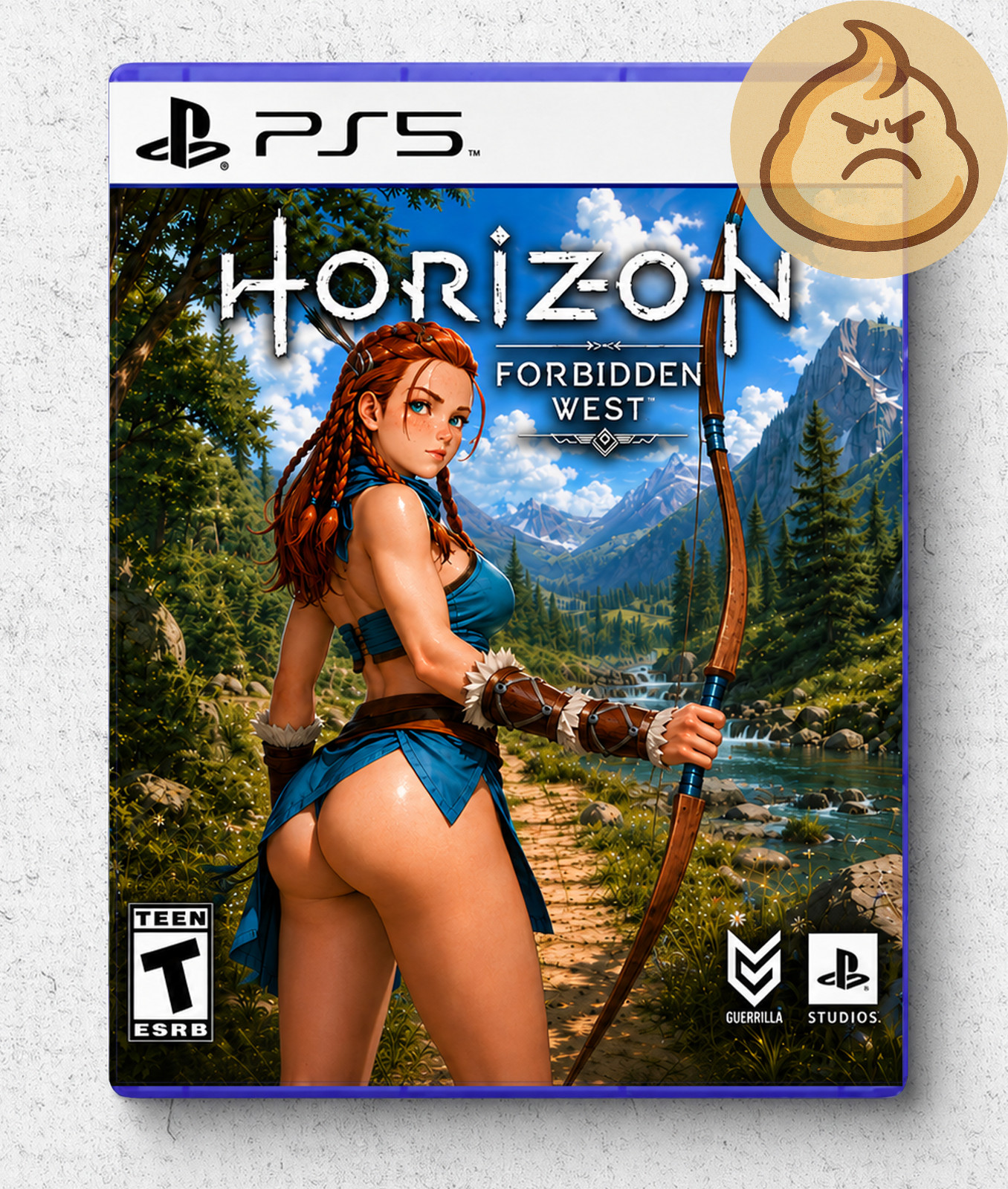 💎 Horizon Forbidden W PS5 Custom Cover Art Insert | Aloy Display Case | Fan Art