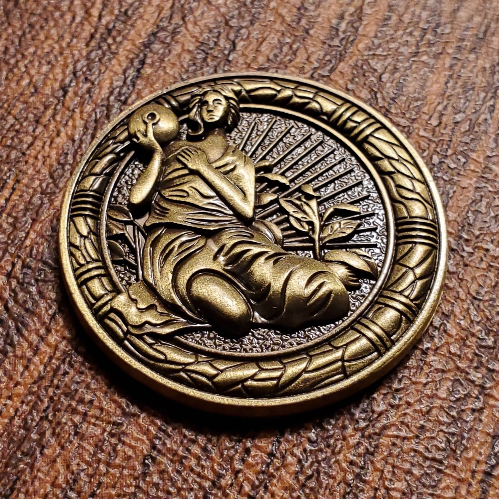 Novelty Resident Evil Coins. 5 Medallion set Collectible Metal NEW. PS4 Xbox
