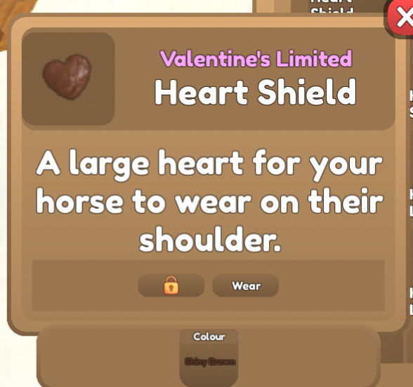 Wild Horse Islands heart shield 💜
