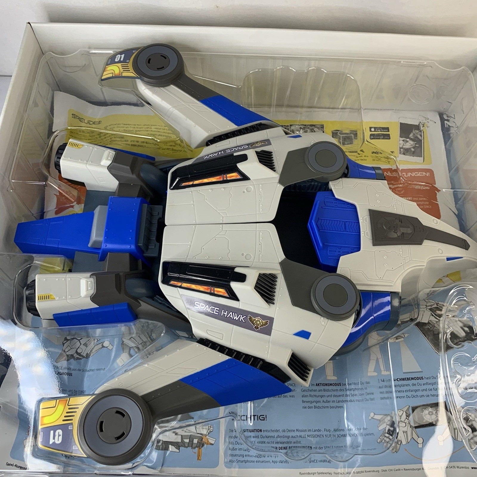 Space Hawk Smartphone Spaceship Starter Set Expansion Pack Free App Ravensburger