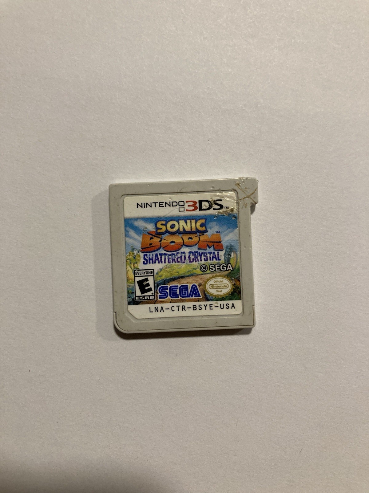 Sonic Boom Shattered Crystal (Nintendo 3DS, 2014) Authentic Cartridge Only READ