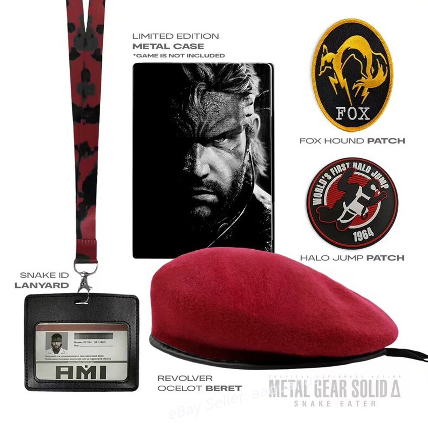 OKS GEAR Metal Gear Solid Delta Snake Eater Special Agent Bundle Collectibles