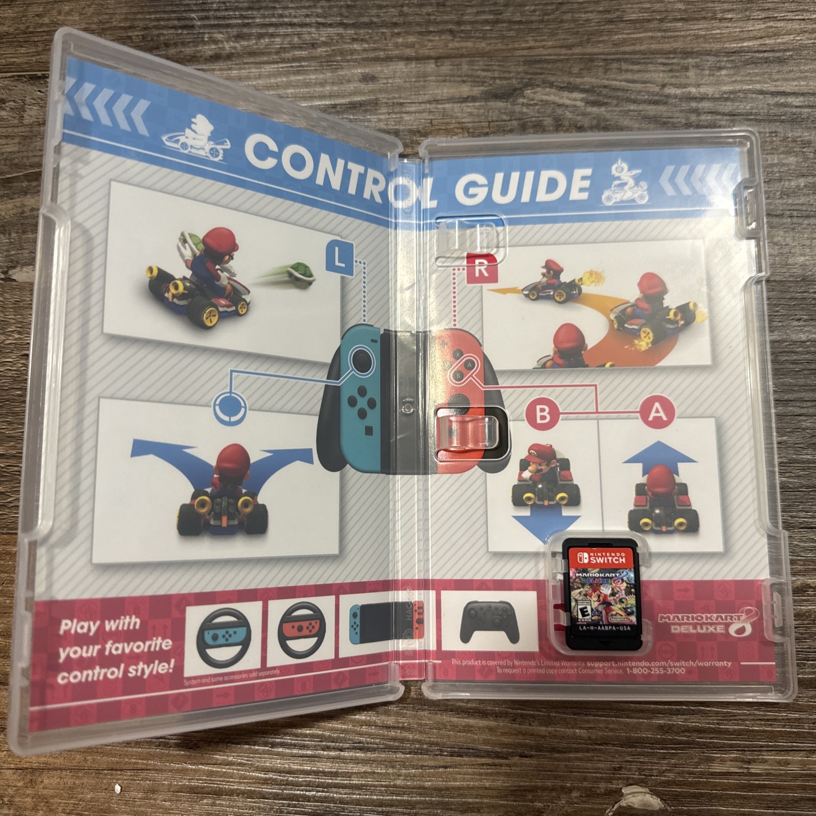 Mario Kart 8 Deluxe Nintendo Switch CIB, Tested Working