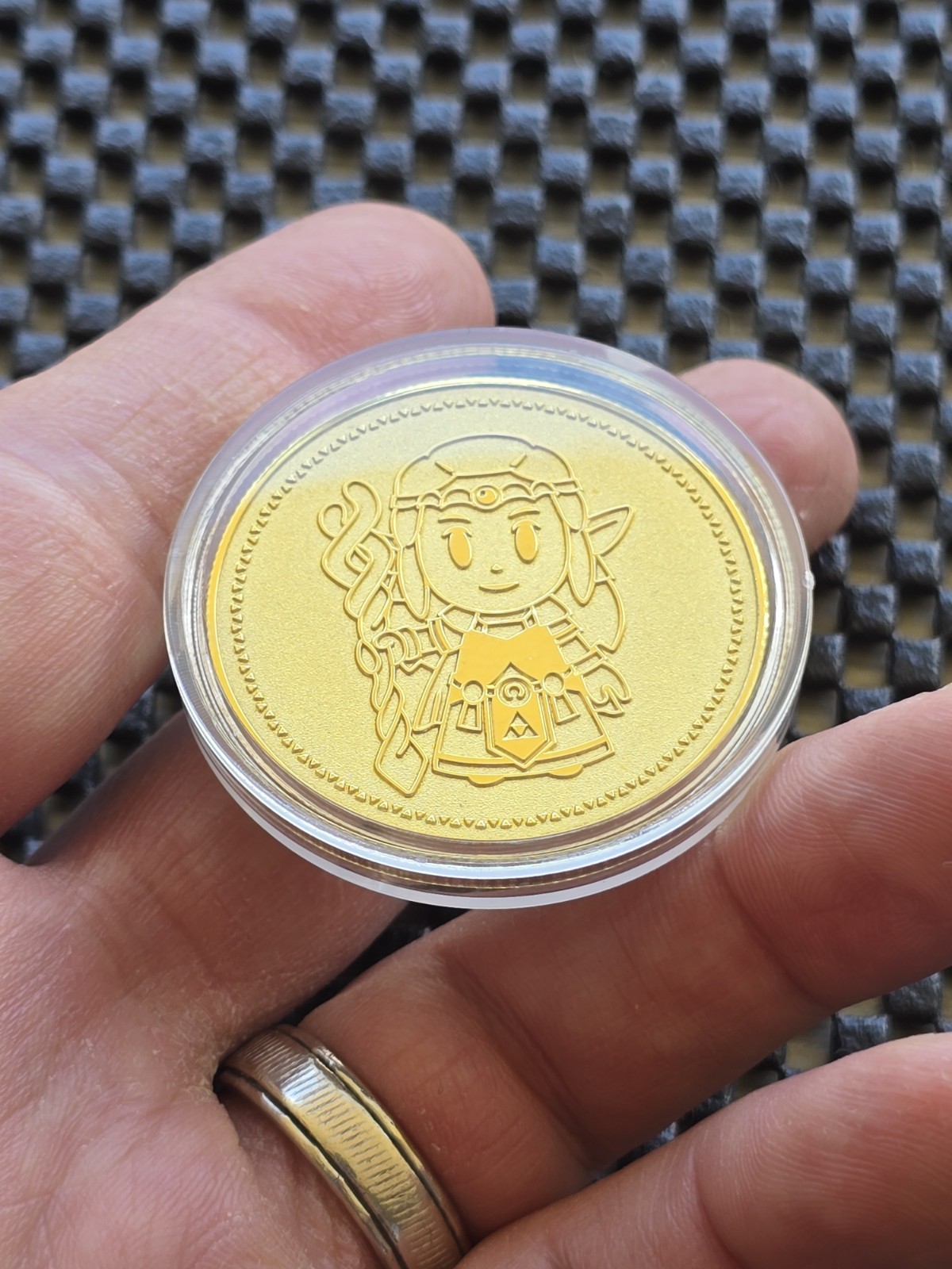 Legend of Zelda Echoes of Wisdom Preorder Bonus Coin Medal Rare Promo SWITCH NES