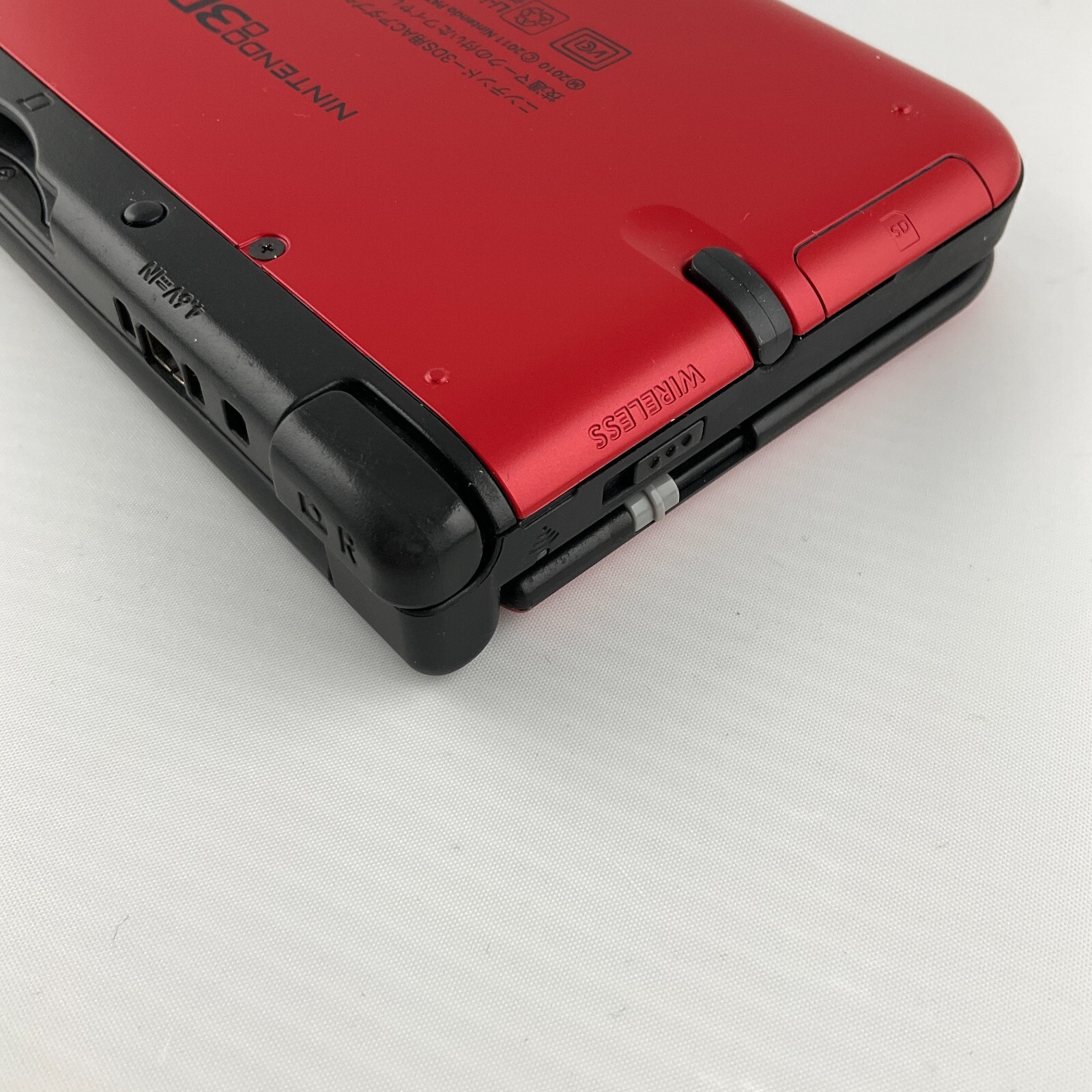 [S-rank] Nintendo 3DS LL XL console Red Black with Charger/Stylus