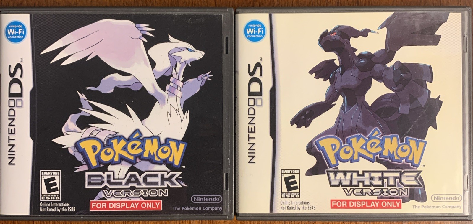 Pokemon White + Black Nintendo DS Replacement **Cases Only NO GAMES – Bundle