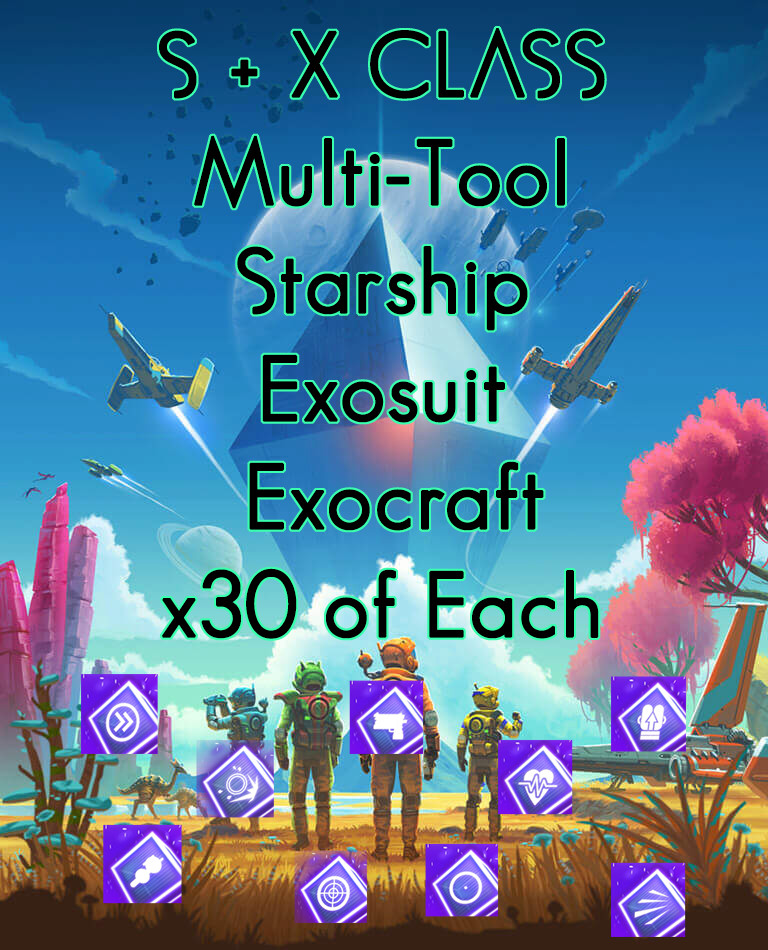No Man’s Sky – S and X Class Module Bundle – Black Market Illegal Modules