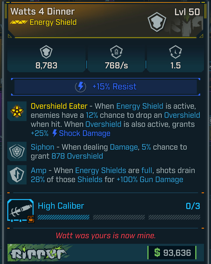 Borderlands 4 OP⭐ WATTS 4 DINNER ⭐SIPHON⭐AMP ⭐ PC/XBOX/PS4/PS