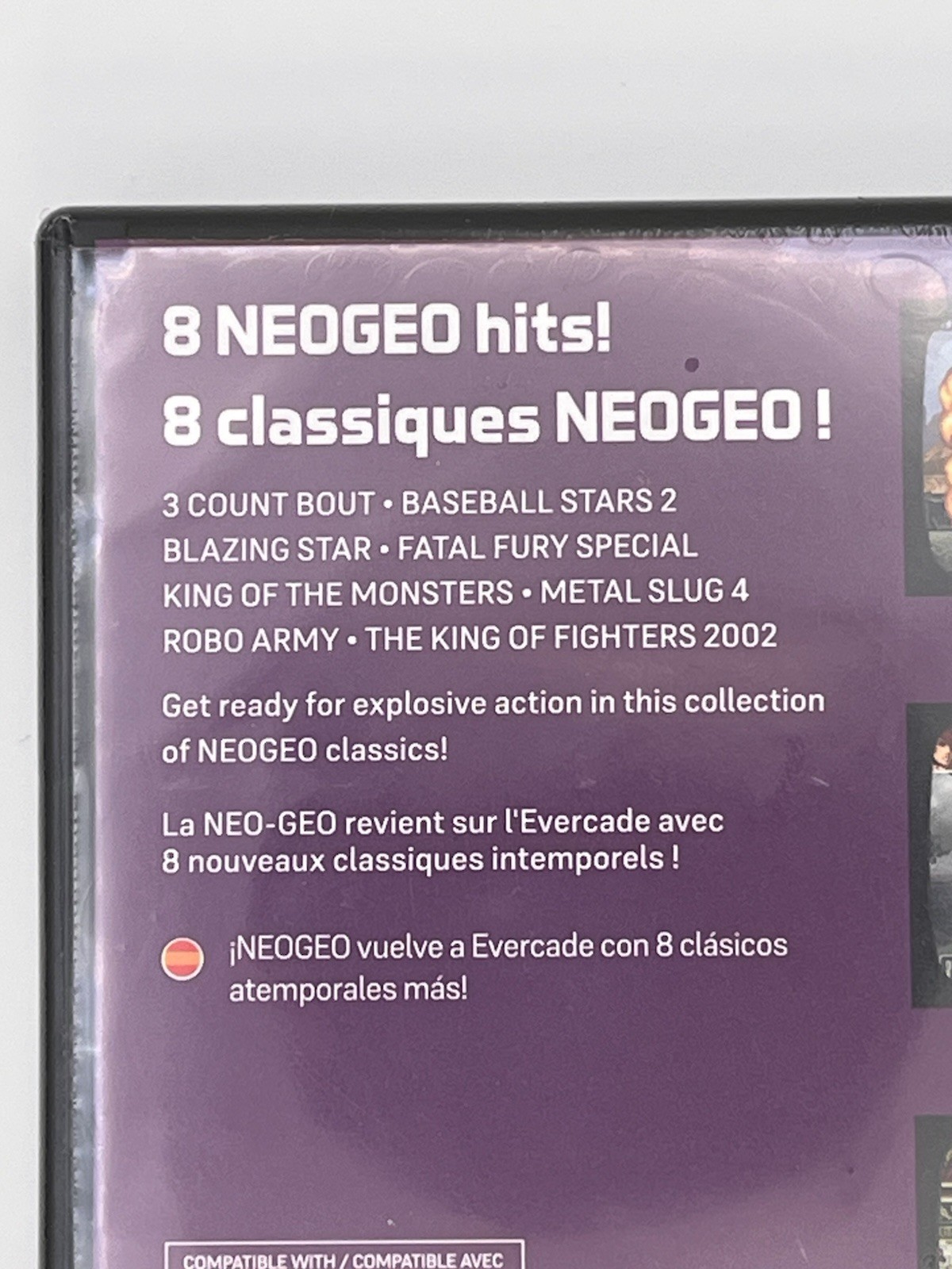 BLAZE EVERCADE NEO GEO ARCADE 4 GAME CARTRIDGE. New