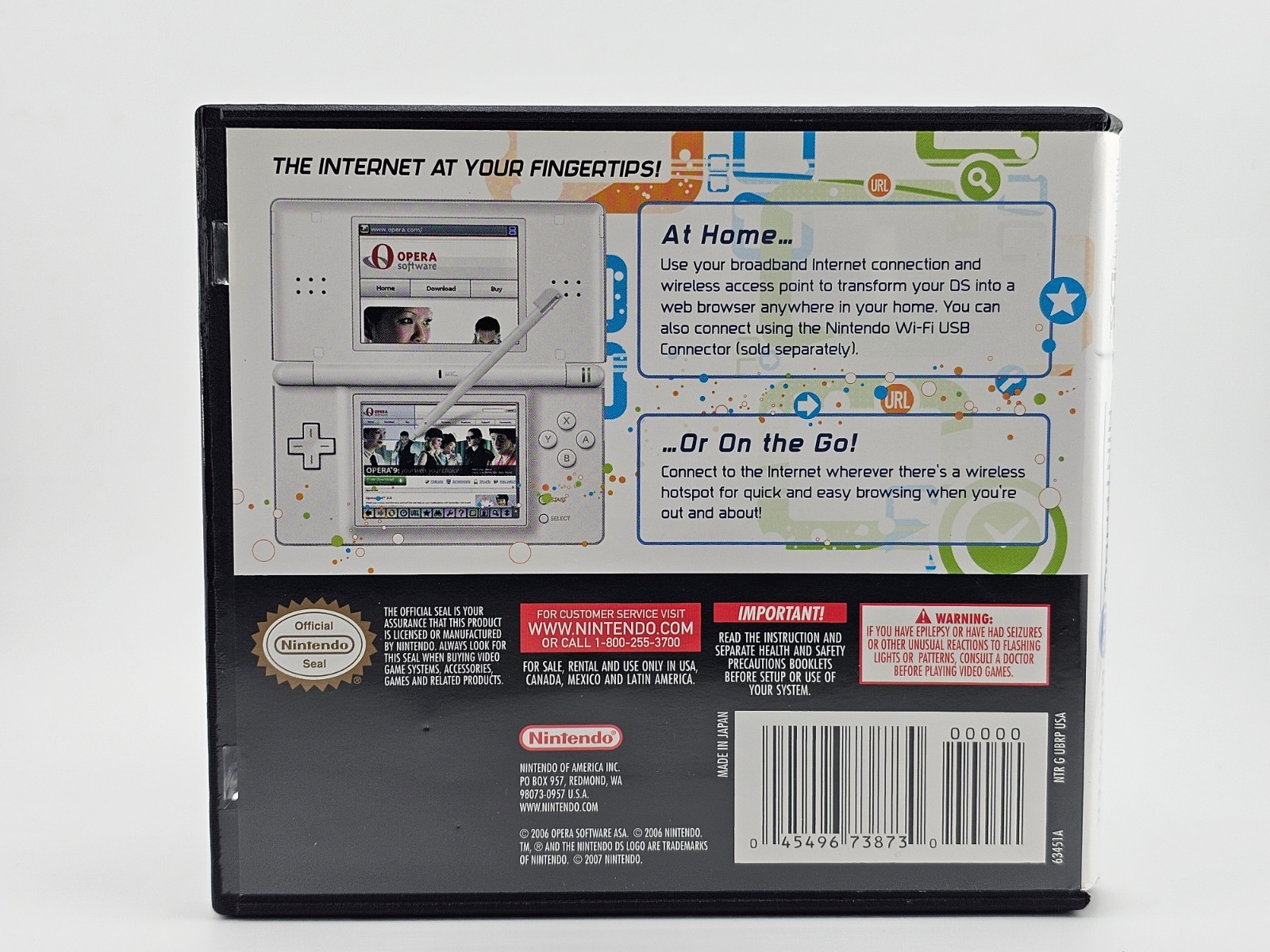 Nintendo DS Nintendo DS Browser CIB Cleaned & Tested