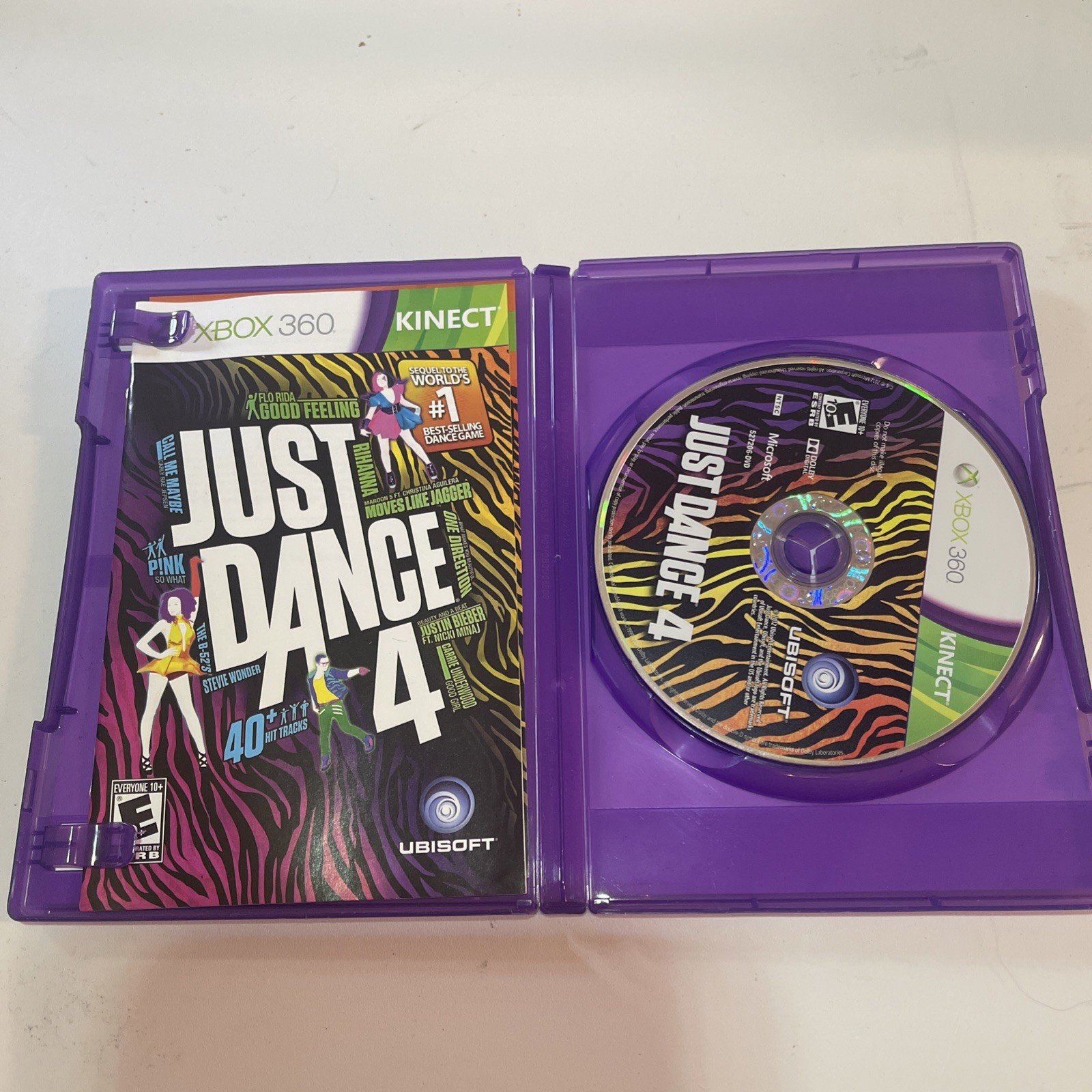 Just Dance 4 — Authentic Disk and Case! **Xbox 360**