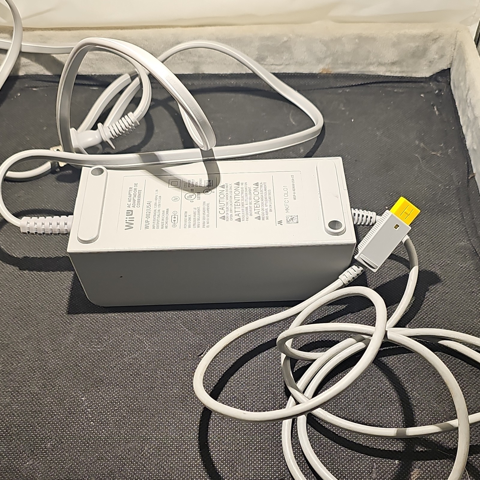 Nintendo Wii U Power Adapter WUP-002(USA) Gray Wired Console