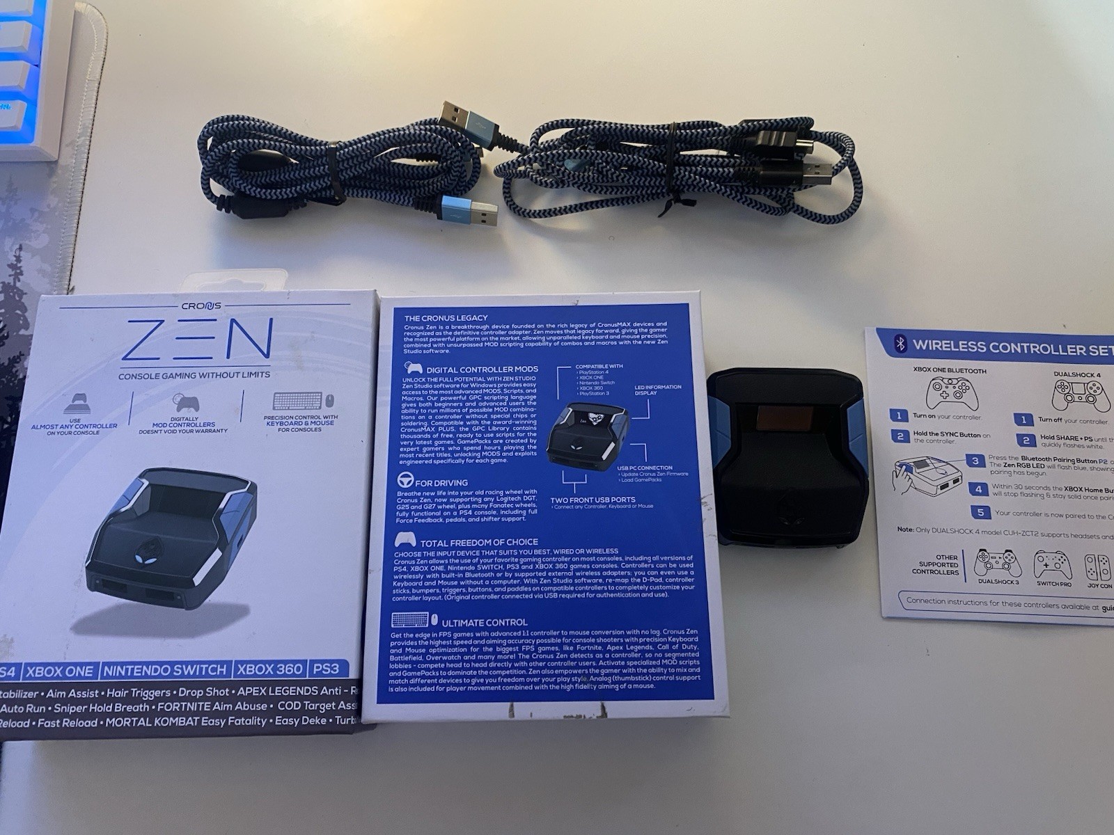Cronus Zen USB Controller Adapter. Use keyboard & mouse on console