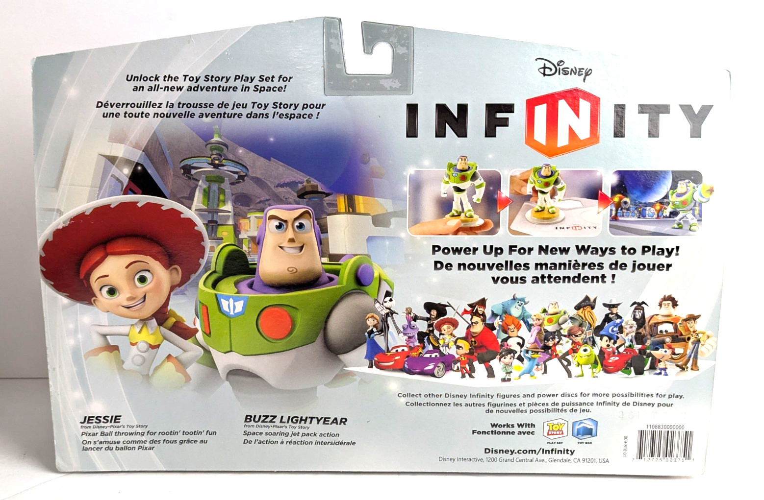 NEW Infintiy Play Set Pack-Toy Story Disney Accessories Jessie & Buzz Lightyear