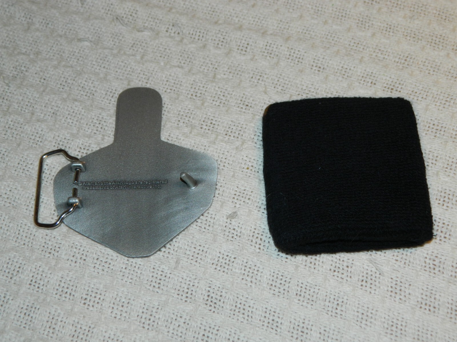 Atari Joystick Belt Buckle Black Wristband Retro Style Collectible NEW OPEN BOX