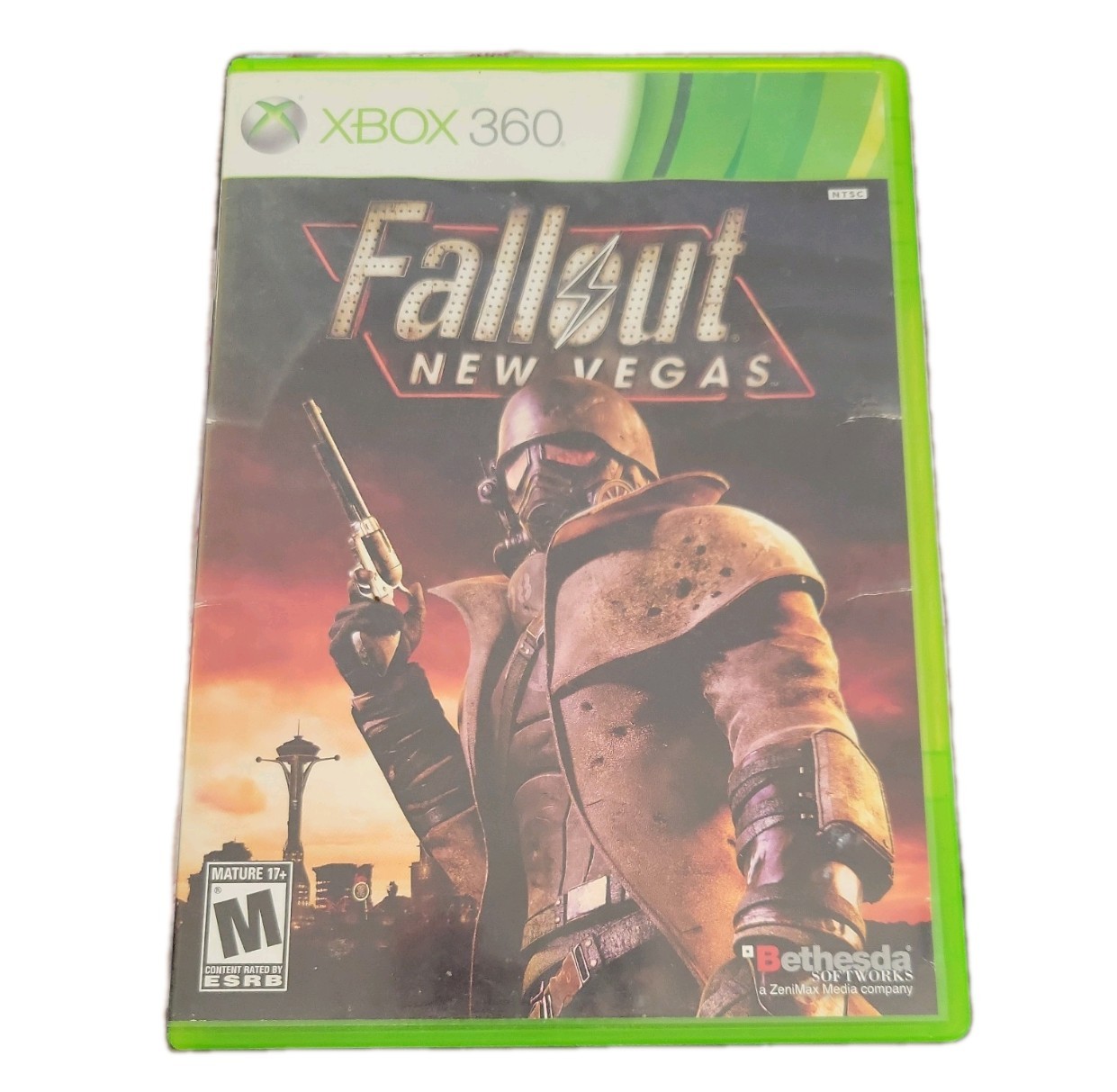 Fallout: New Vegas (Xbox 360) – Game Disc, Case, Cover Art – No Manual