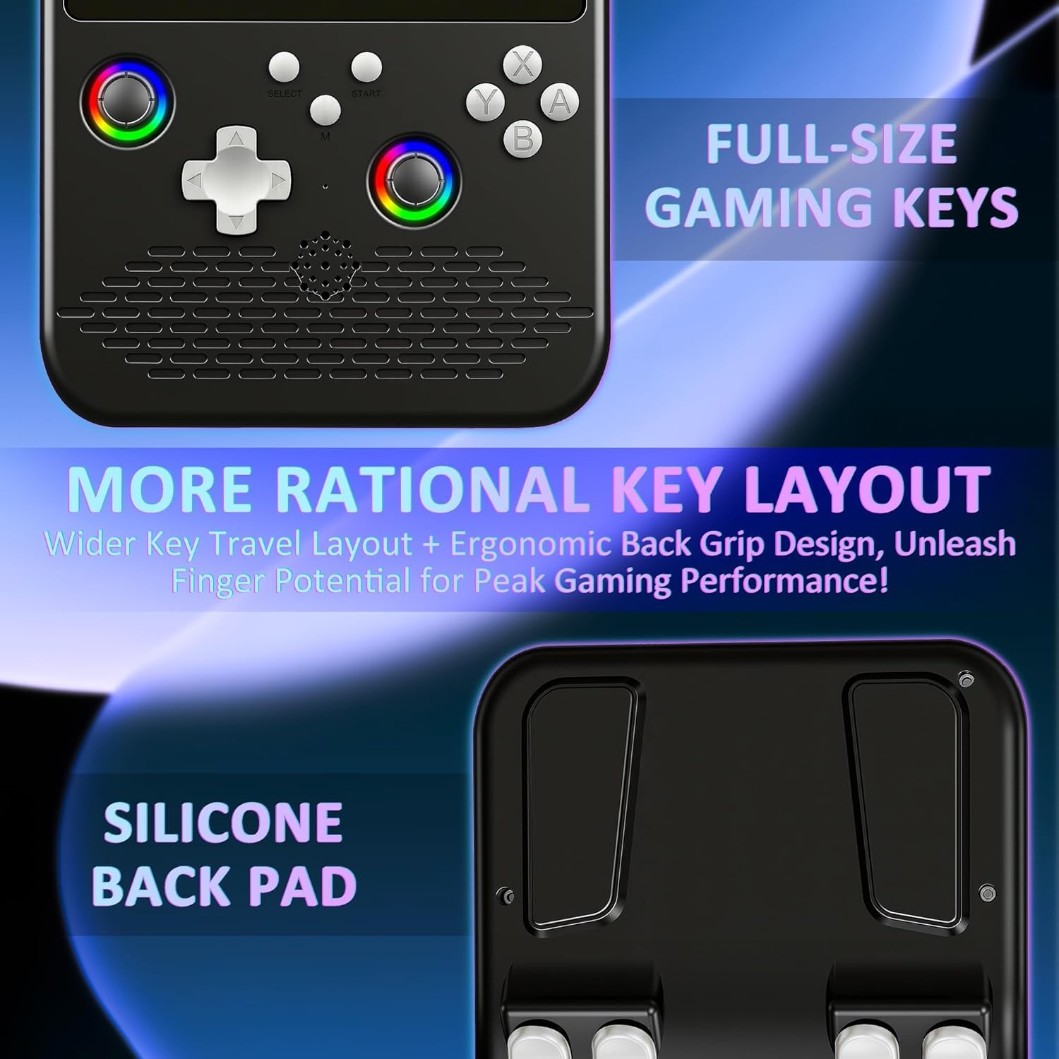 5 Inch IPS Handheld Game Console H5 40000 Games