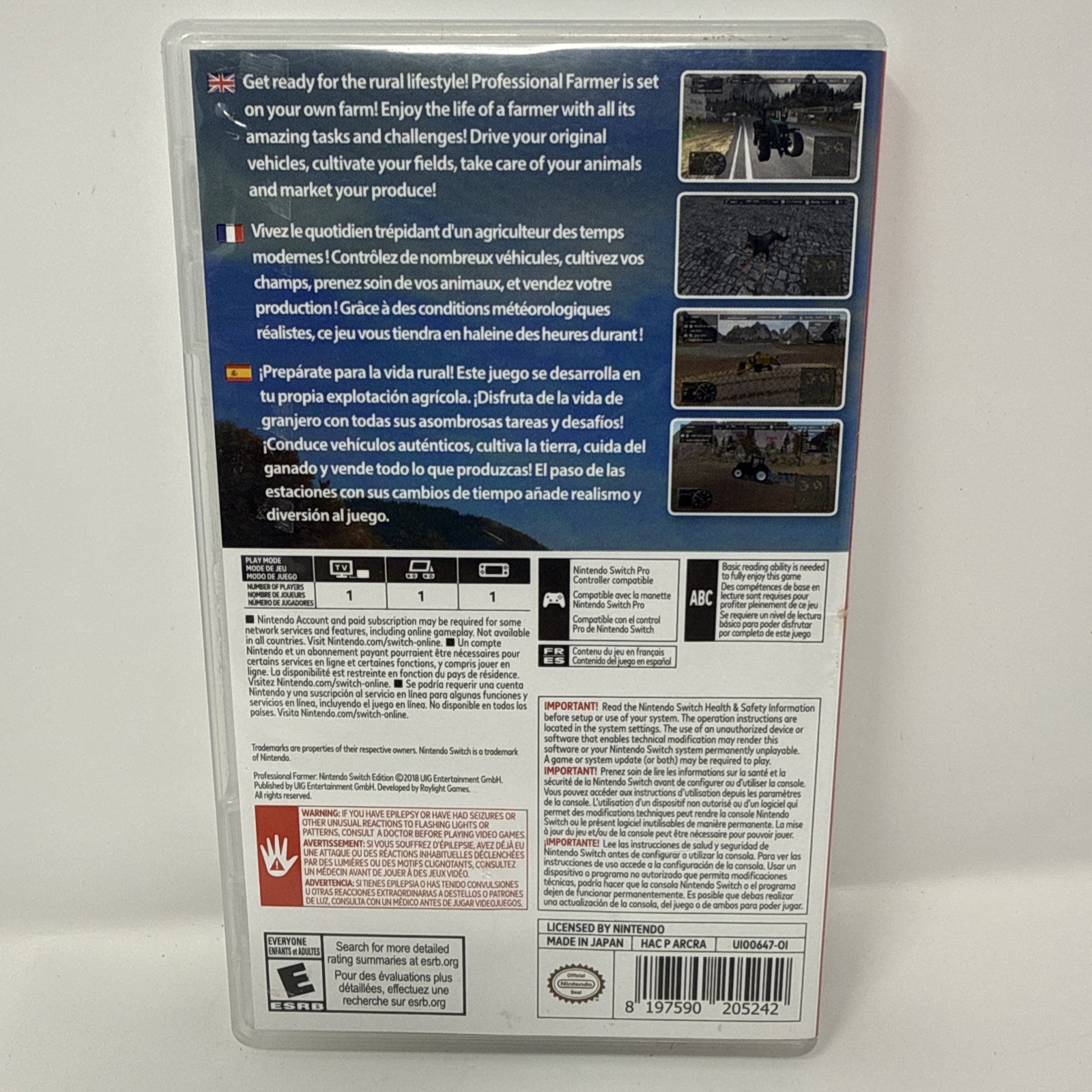 Nintendo Switch – Professional Farmer: Nintendo Switch Edition Nintendo – Tested