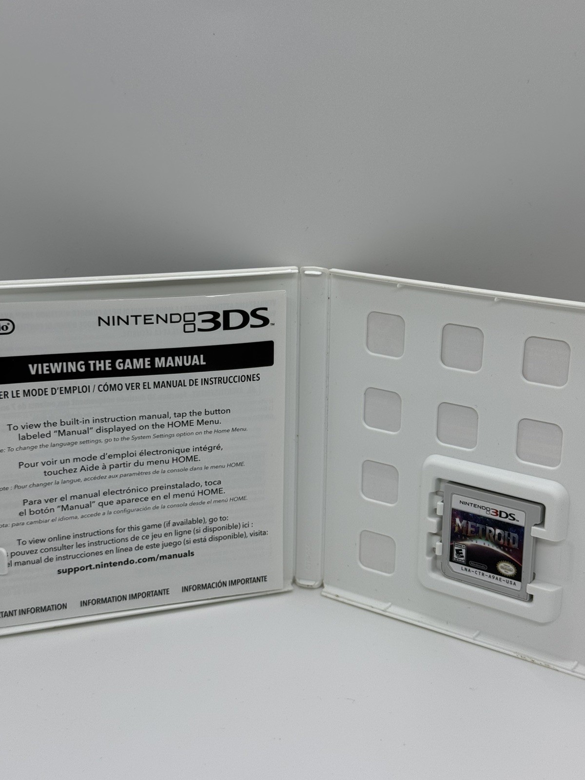 Metroid: Samus Returns (3DS, 2017) Complete