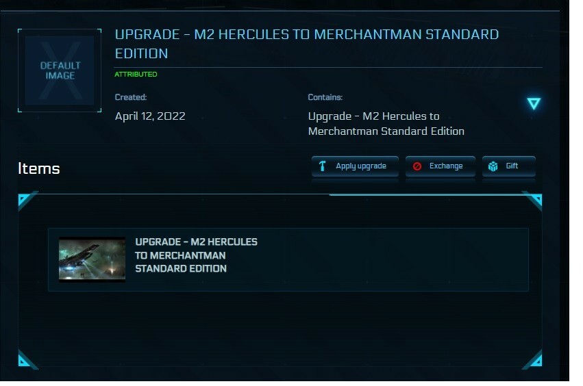 Star Citizen – M2 Hercules to Banu Merchantman CCU